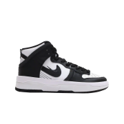 (W) Nike Dunk High Up Black and White