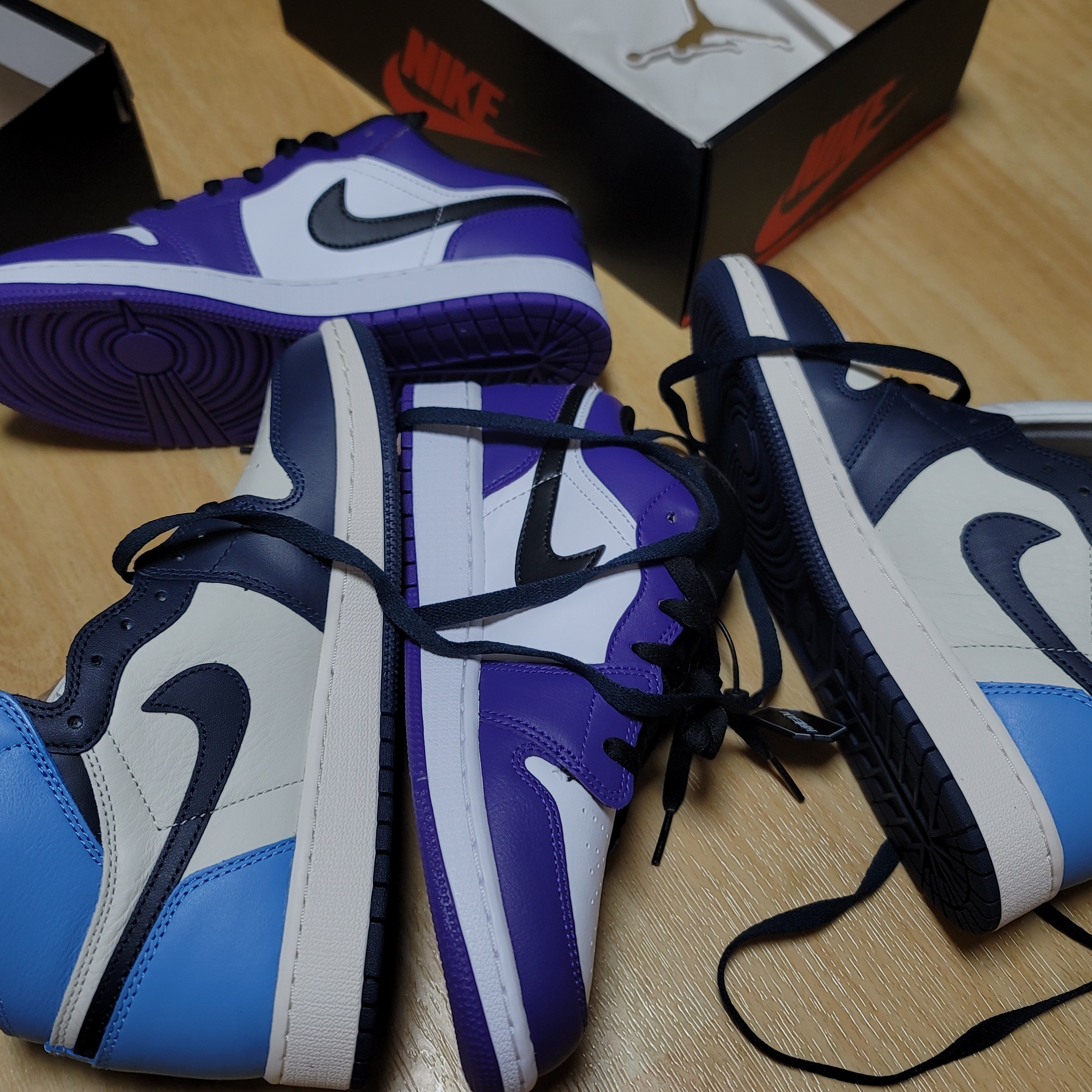 (GS) Jordan 1 Low Court Purple 2020, Jordan 1 Low Court Purple 2020 착용 스타일