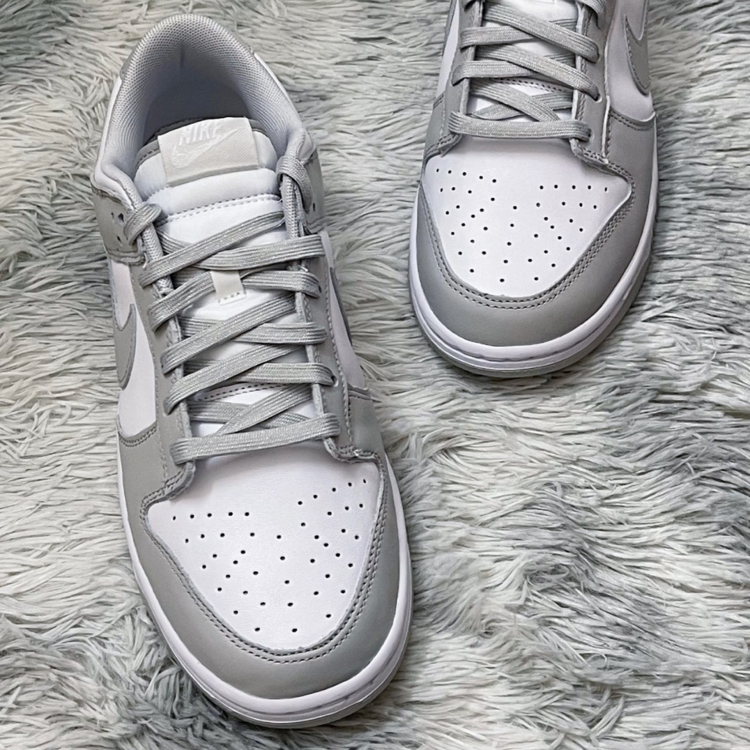 Nike Dunk Low Retro Grey Fog 착용 스타일 - 2