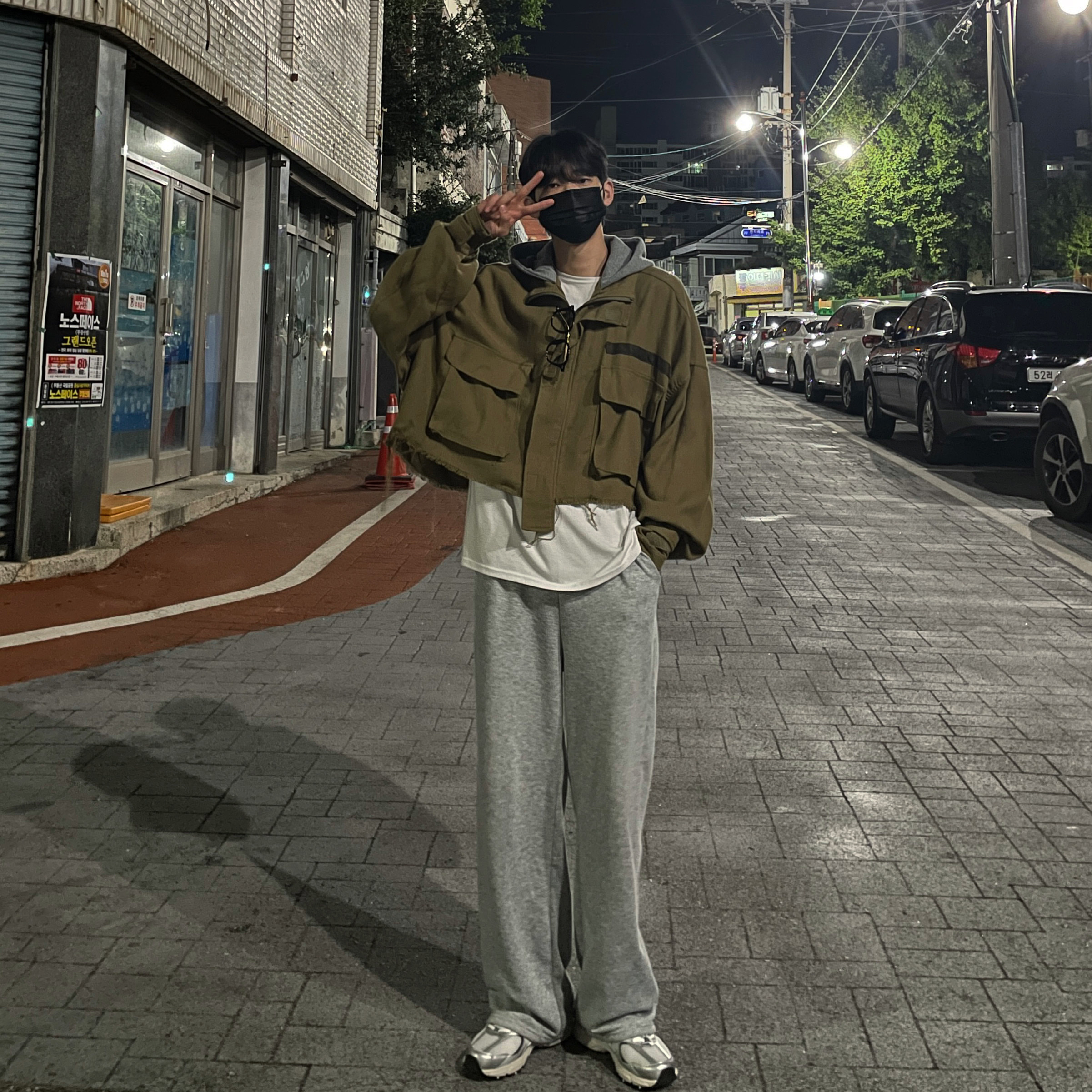 New Balance 530 Steel Grey 착용 스타일