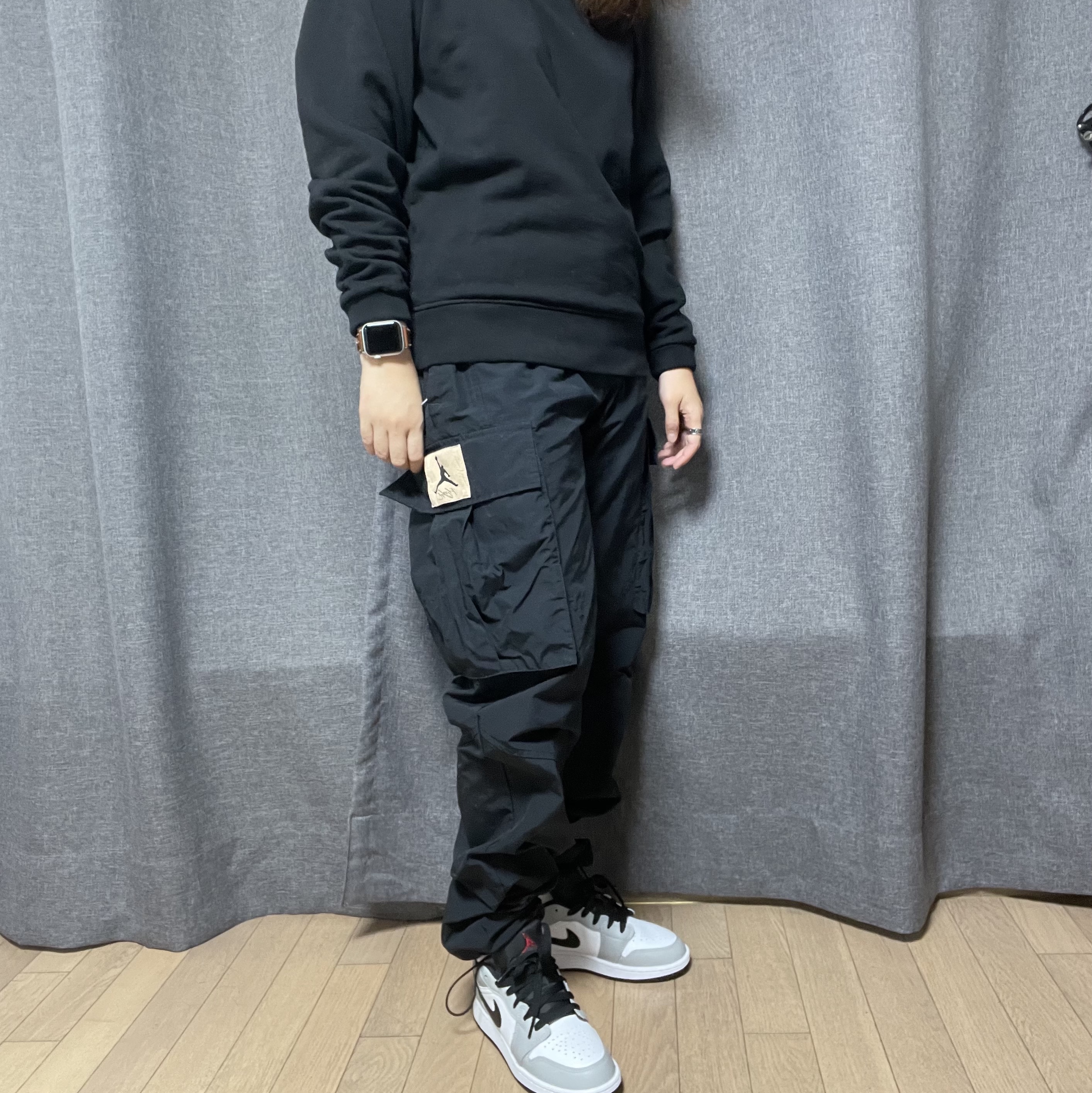 (GS) Jordan 1 Low Light Smoke Grey 착용 스타일 - 1