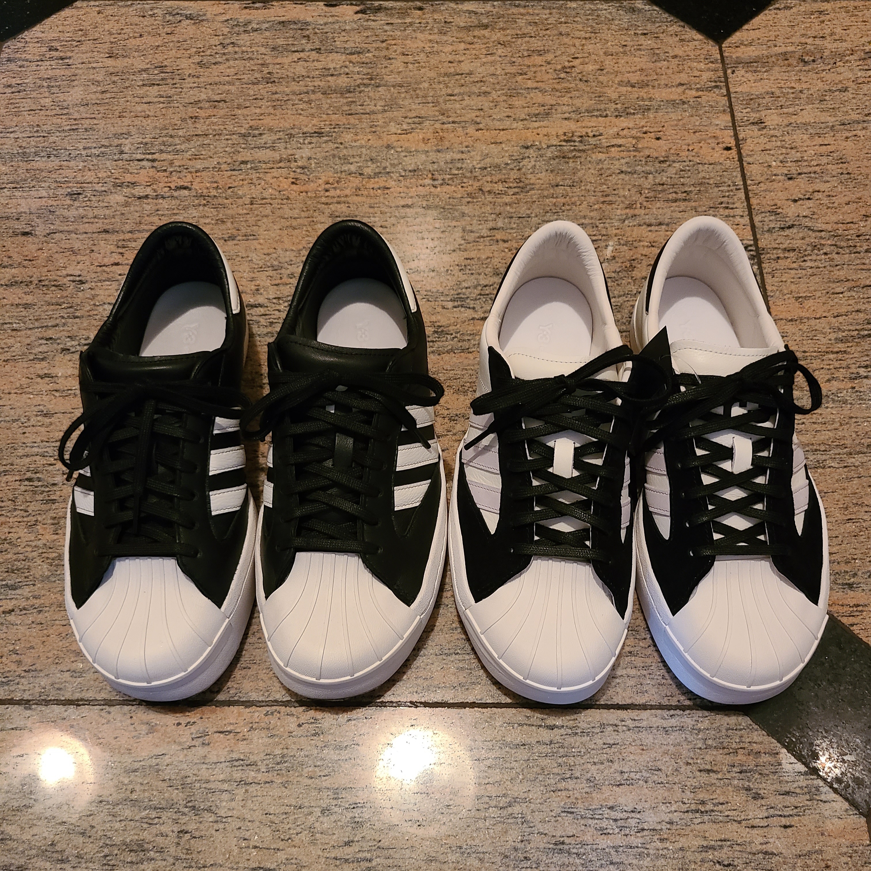 Y-3 Yohji Star Black White, Y-3 Yohji Star White 착용 스타일