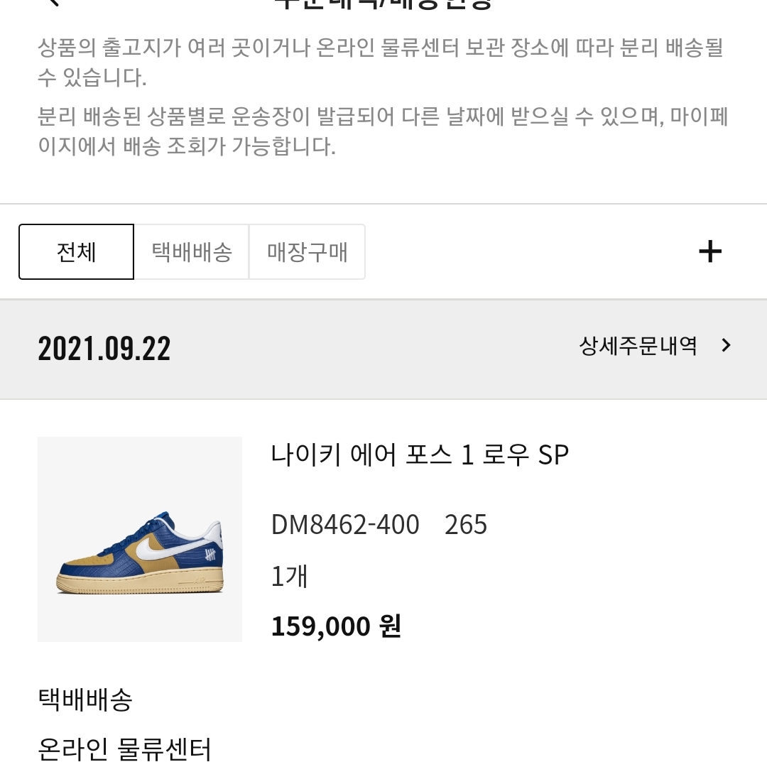 Nike x Undefeated Air Force 1 Low SP 5 On It Court Blue 착용 스타일 - 2