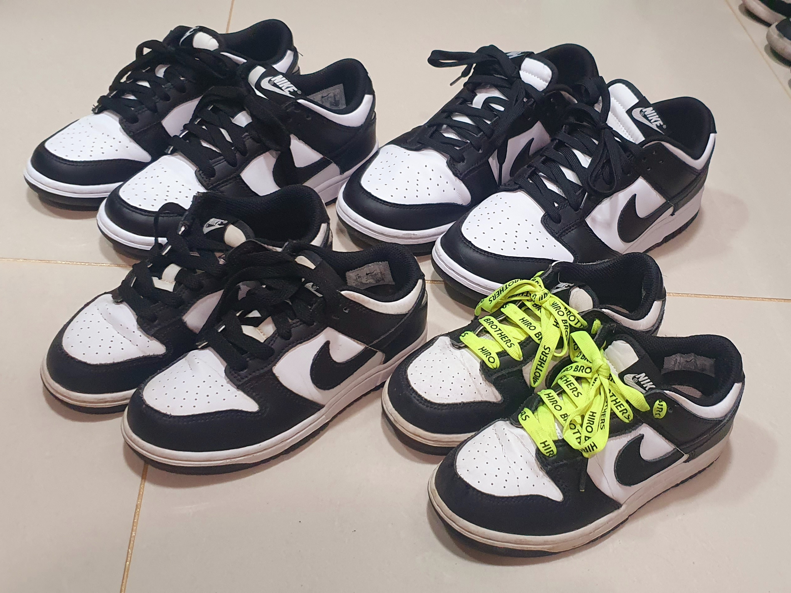 Nike Dunk Low Retro Black, (W) Nike Dunk Low Black 착용 스타일