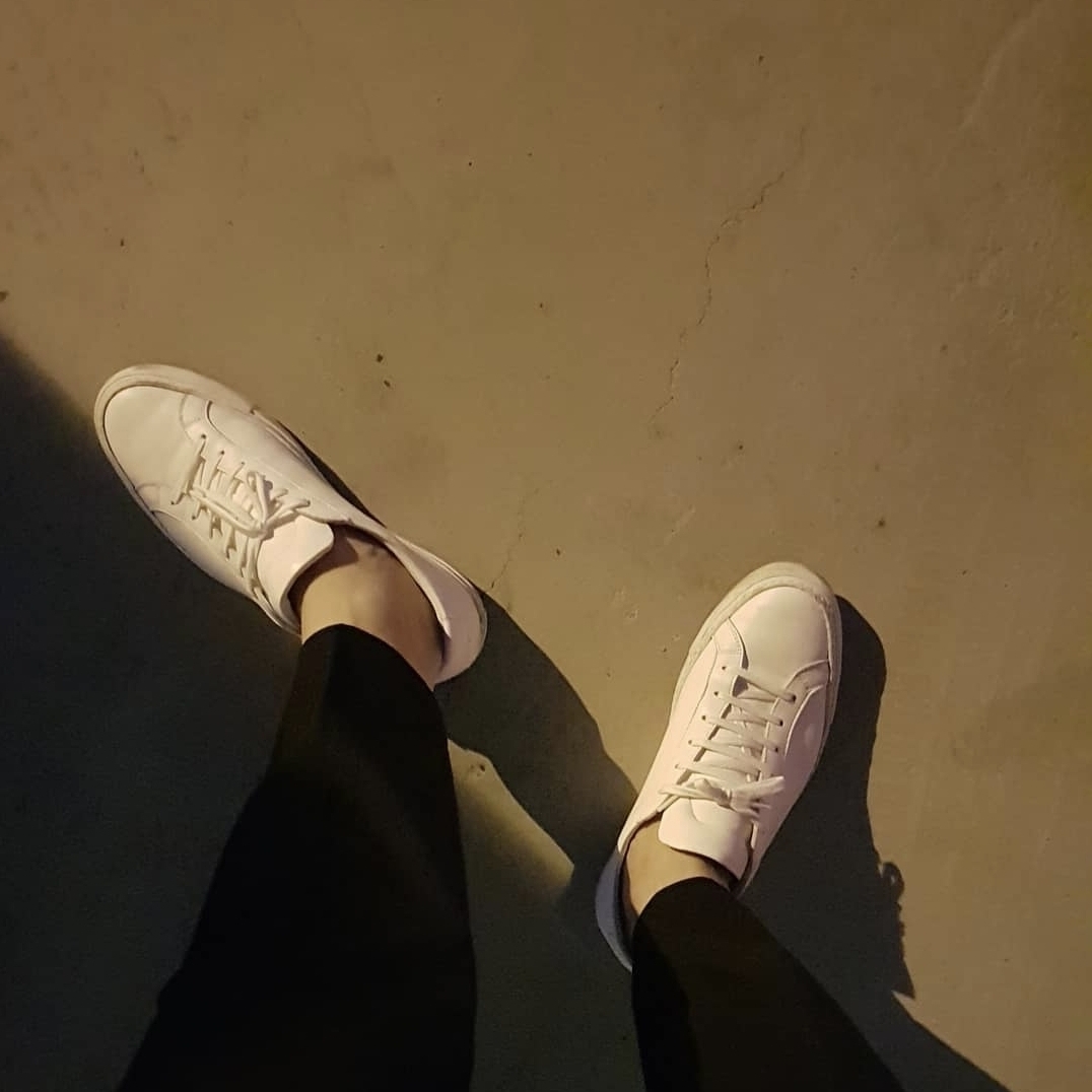 Common Projects Original Achilles Low White 착용 스타일