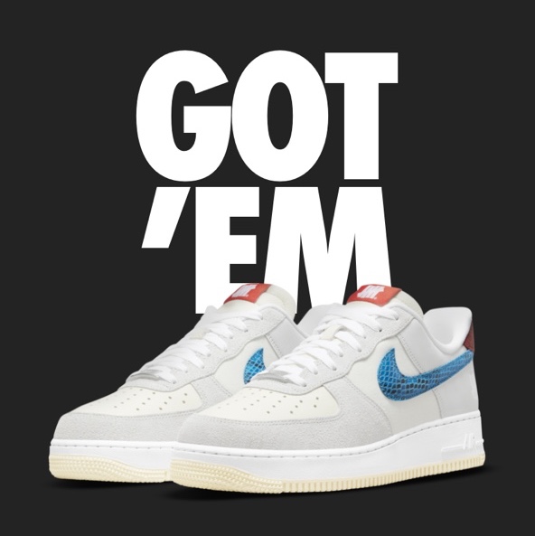 Nike x Undefeated Air Force 1 Low SP 5 On It 착용 스타일 - 1