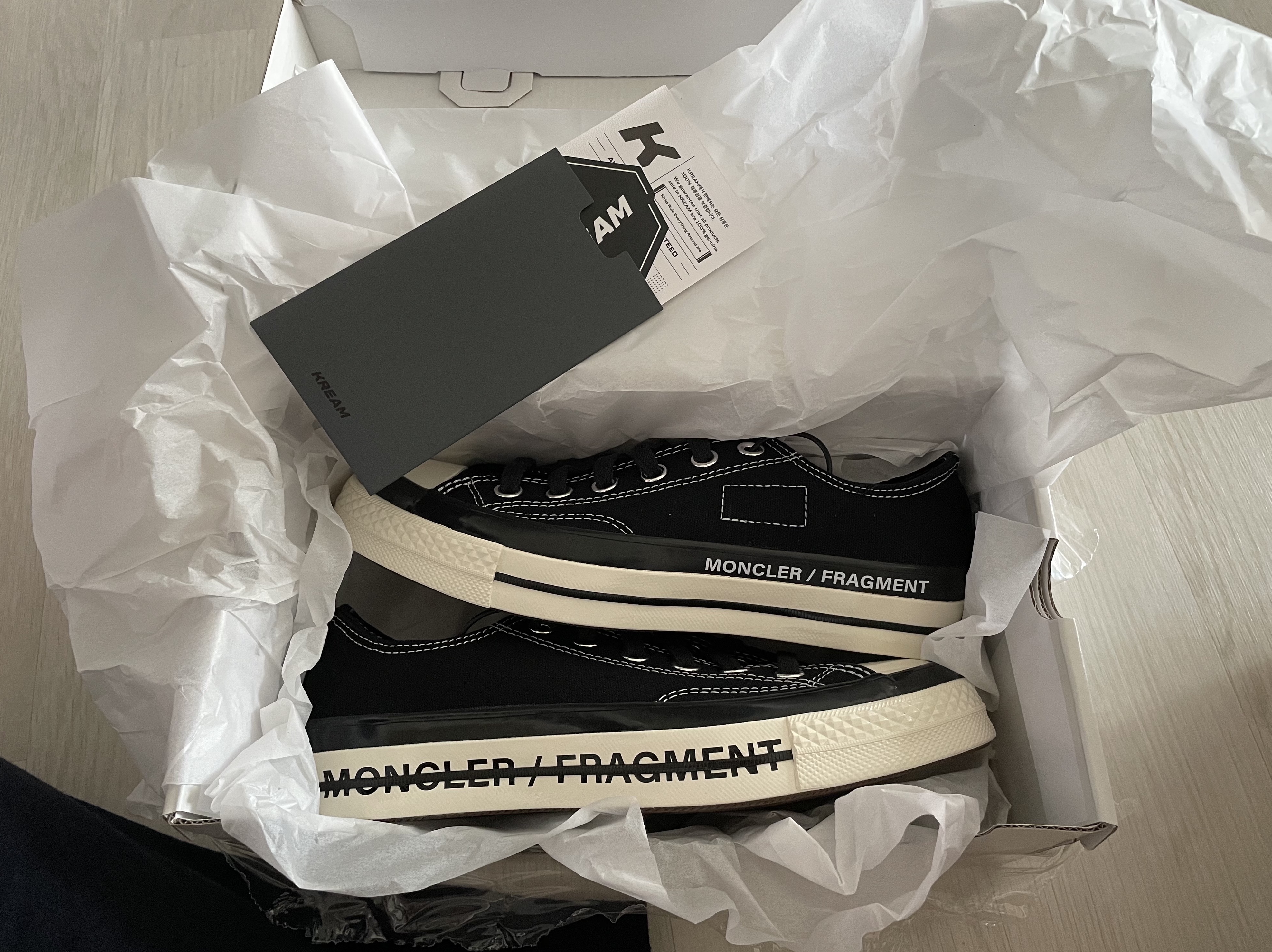 Converse x Moncler x Fragment Chuck 70 Ox Fraylor III Black 착용 스타일