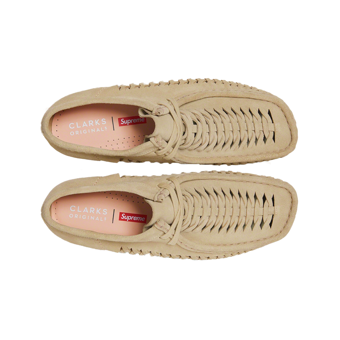 클락스 x 슈프림 우븐 왈라비 탄(Clarks x Supreme Woven Wallabee Tan) - 2