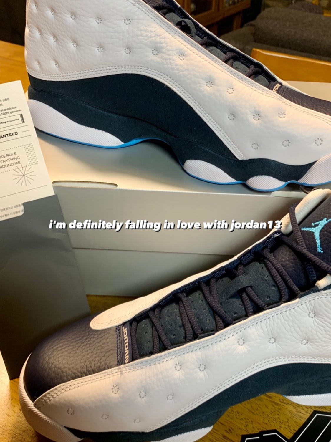 Jordan 13 Retro Obsidian 착용 스타일
