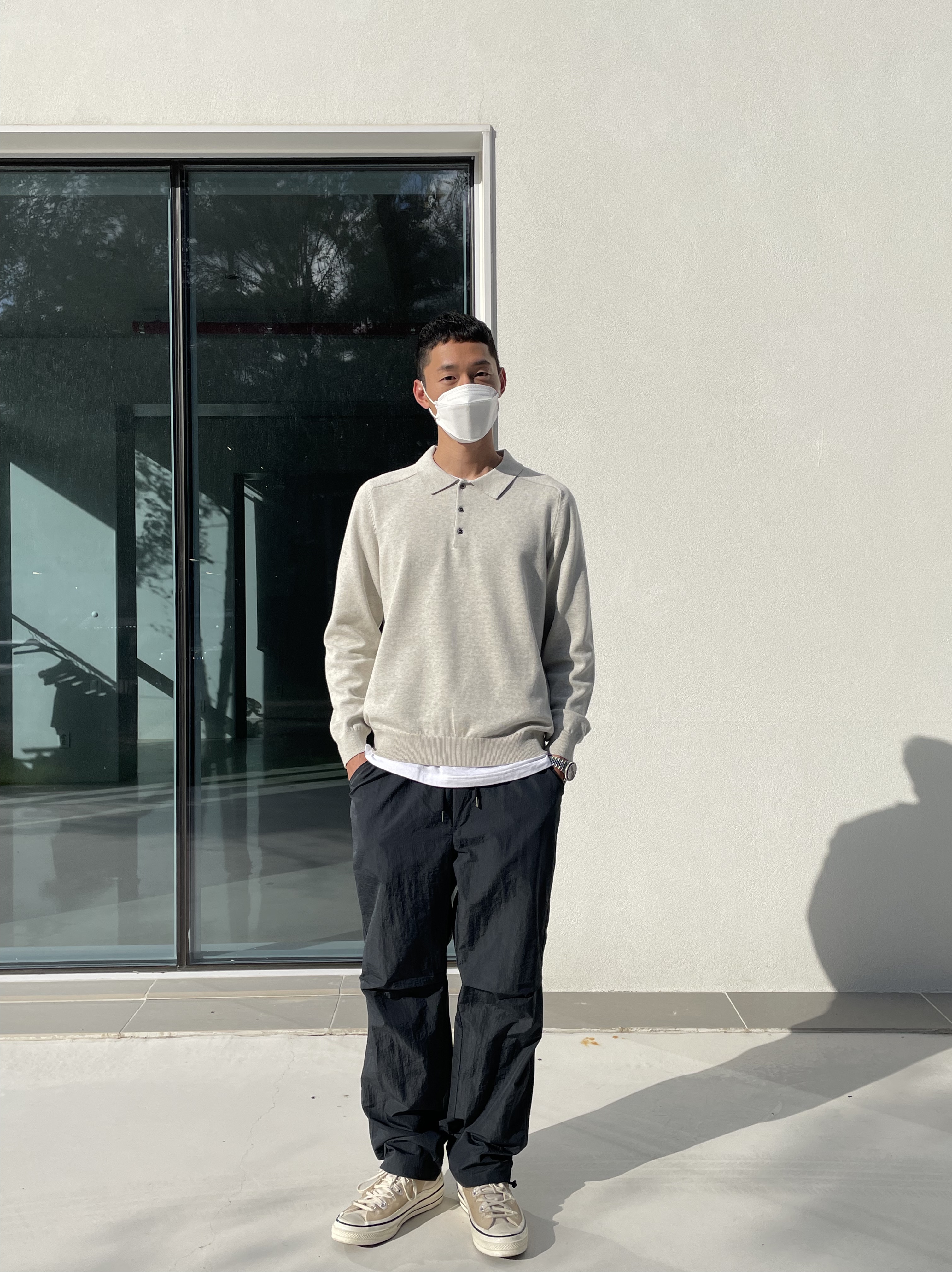 Converse x Kim Jones Chuck 70 Utility Wave High Natural Ivory 착용 스타일 - 2