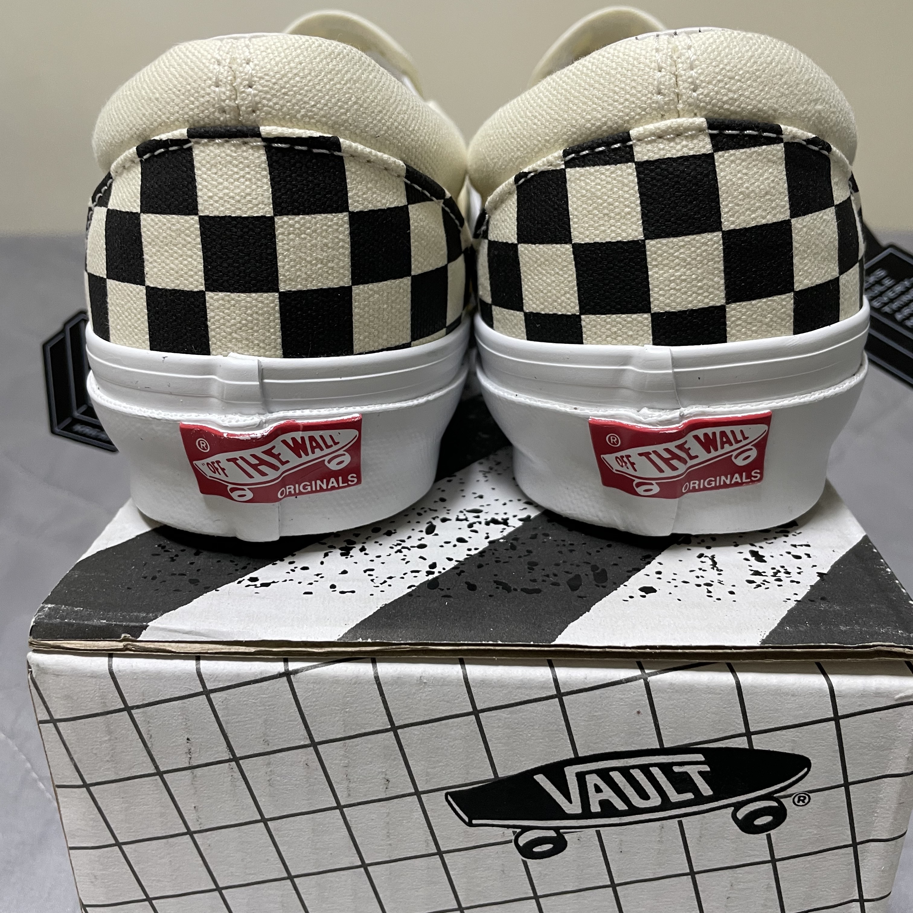 Vans Vault OG Classic Slip-On Checkerboard 착용 스타일 - 4