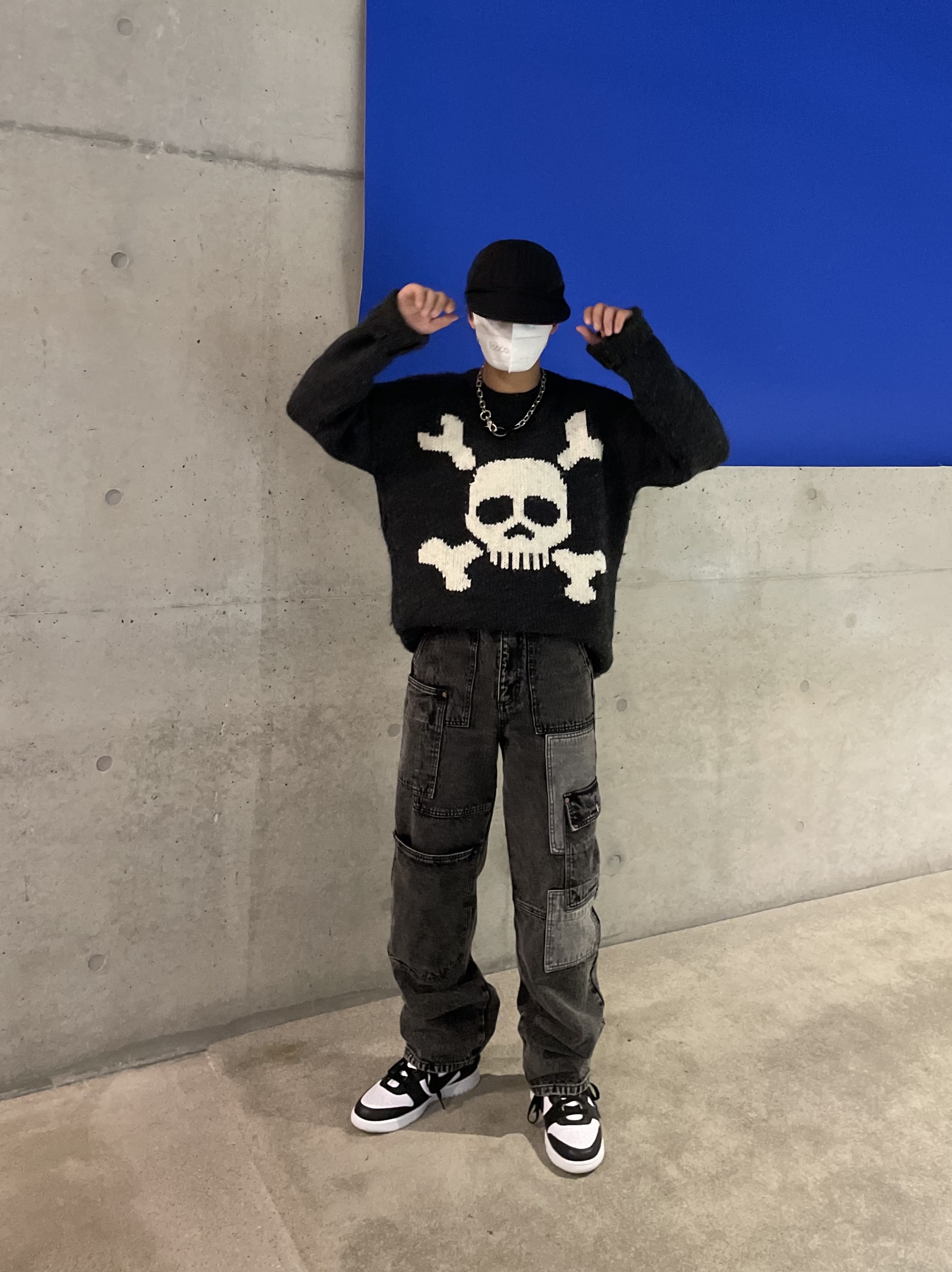 Nike x Ambush Dunk High Black 착용 스타일