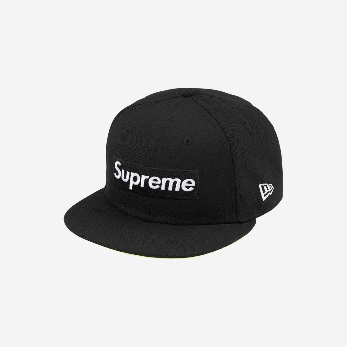 Supreme No Comp Box Logo New Era Black - 21FW 상세 이미지 1