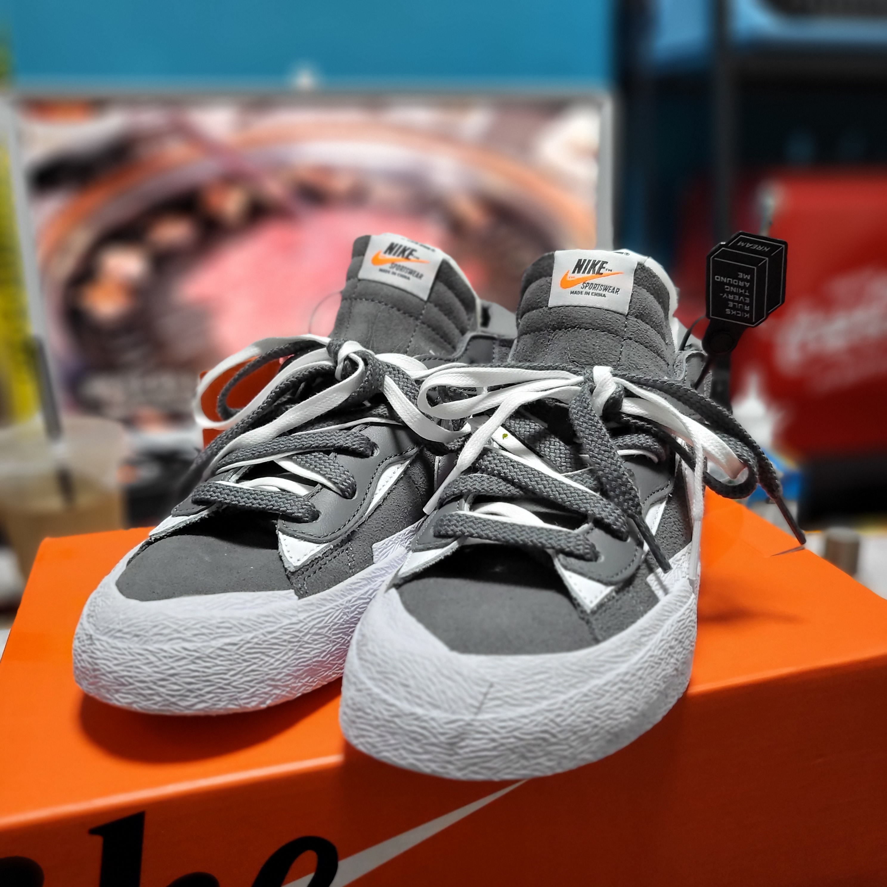 Nike x Sacai Blazer Low Iron Grey 착용 스타일