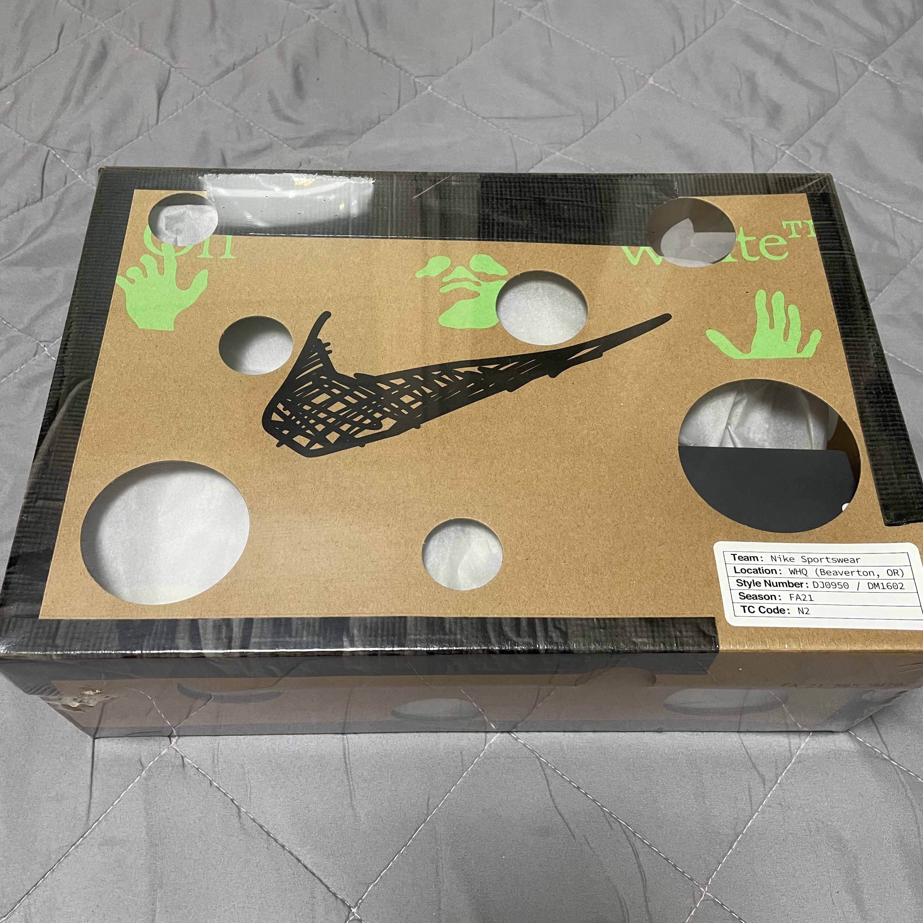 Nike x Off-White Dunk Low The 50 - Lot 46 착용 스타일 - 4