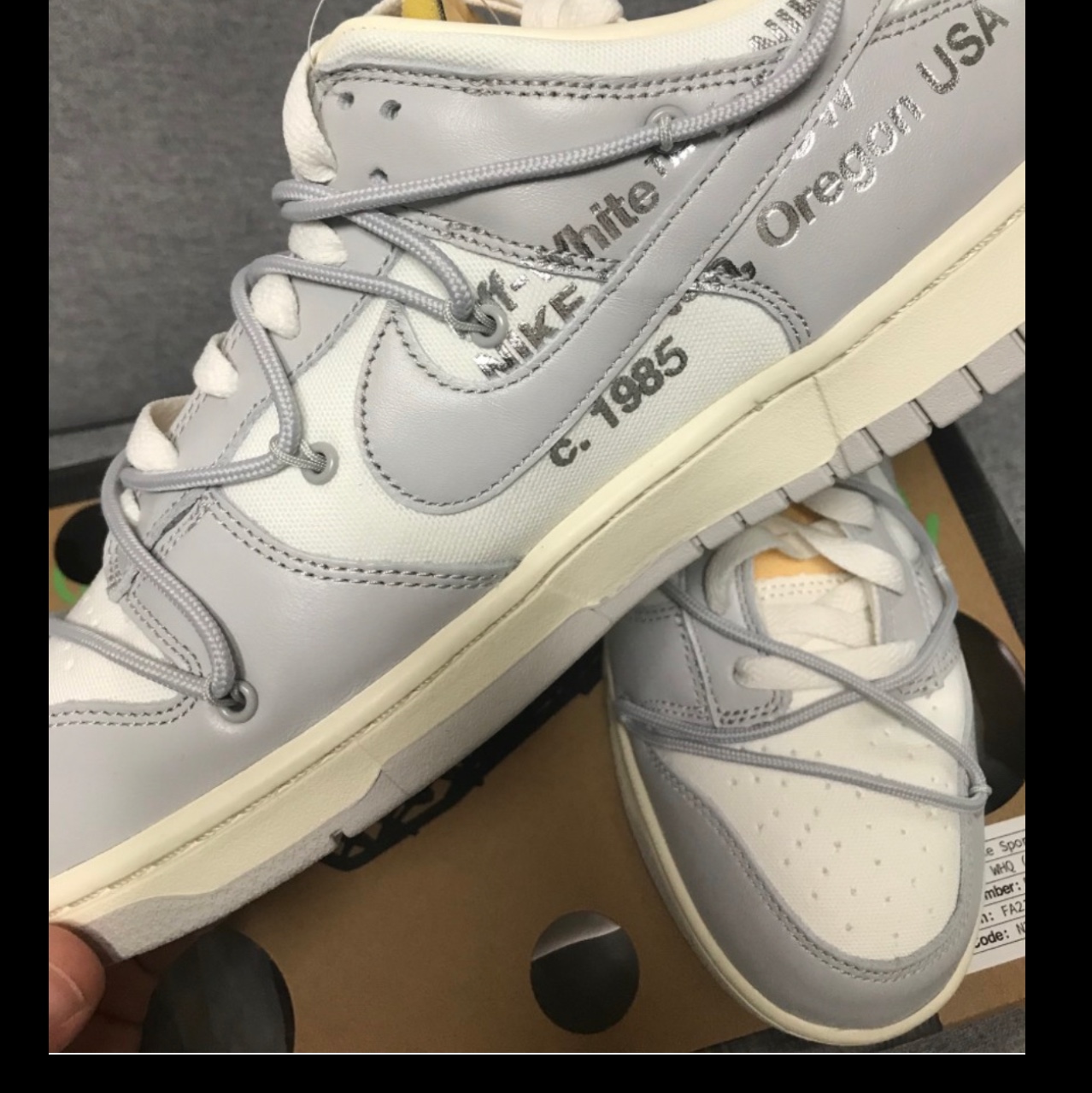 Nike x Off-White Dunk Low The 50 - Lot 46 착용 스타일 - 3