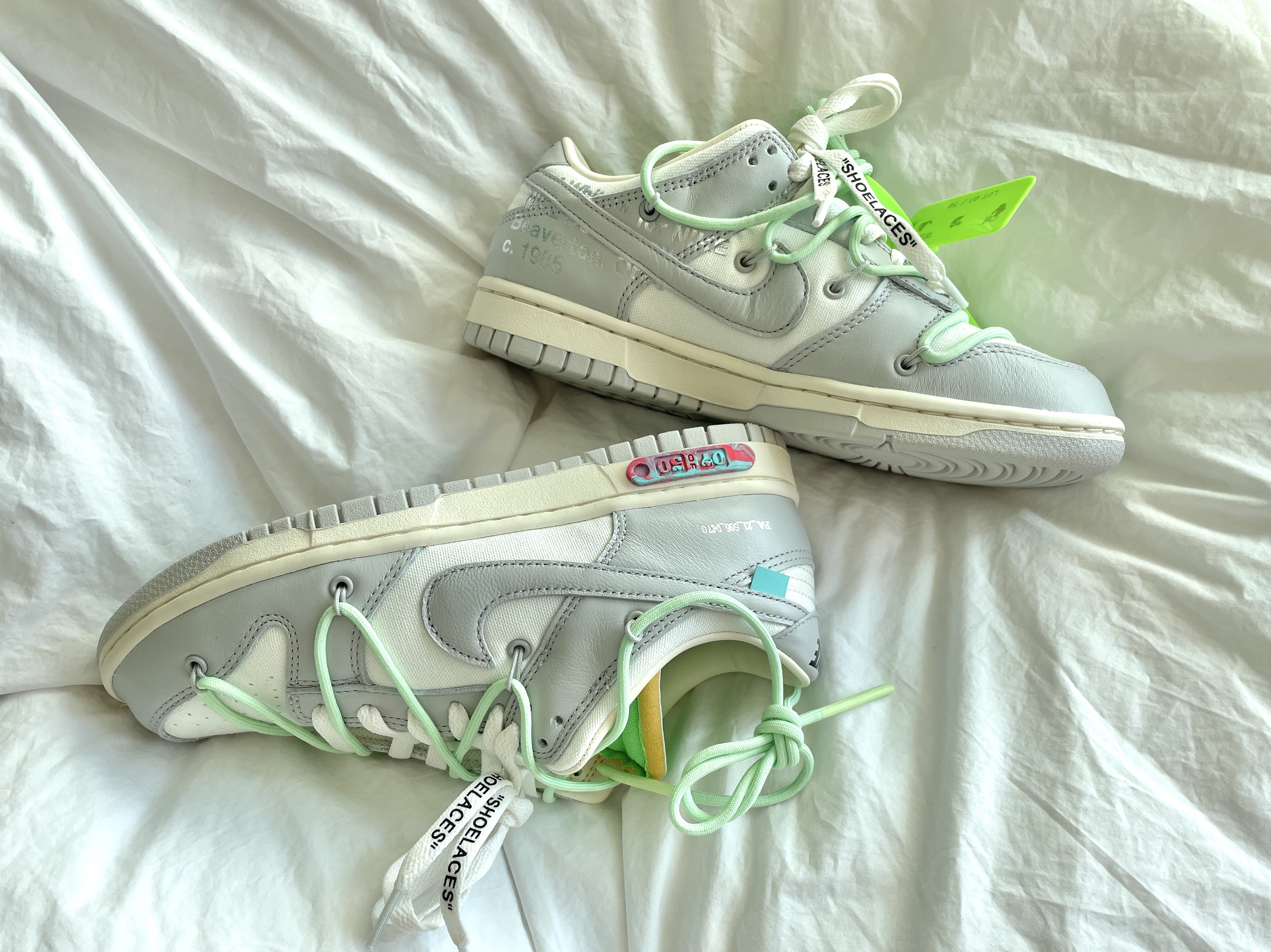 Nike x Off-White Dunk Low The 50 - Lot 7 착용 스타일