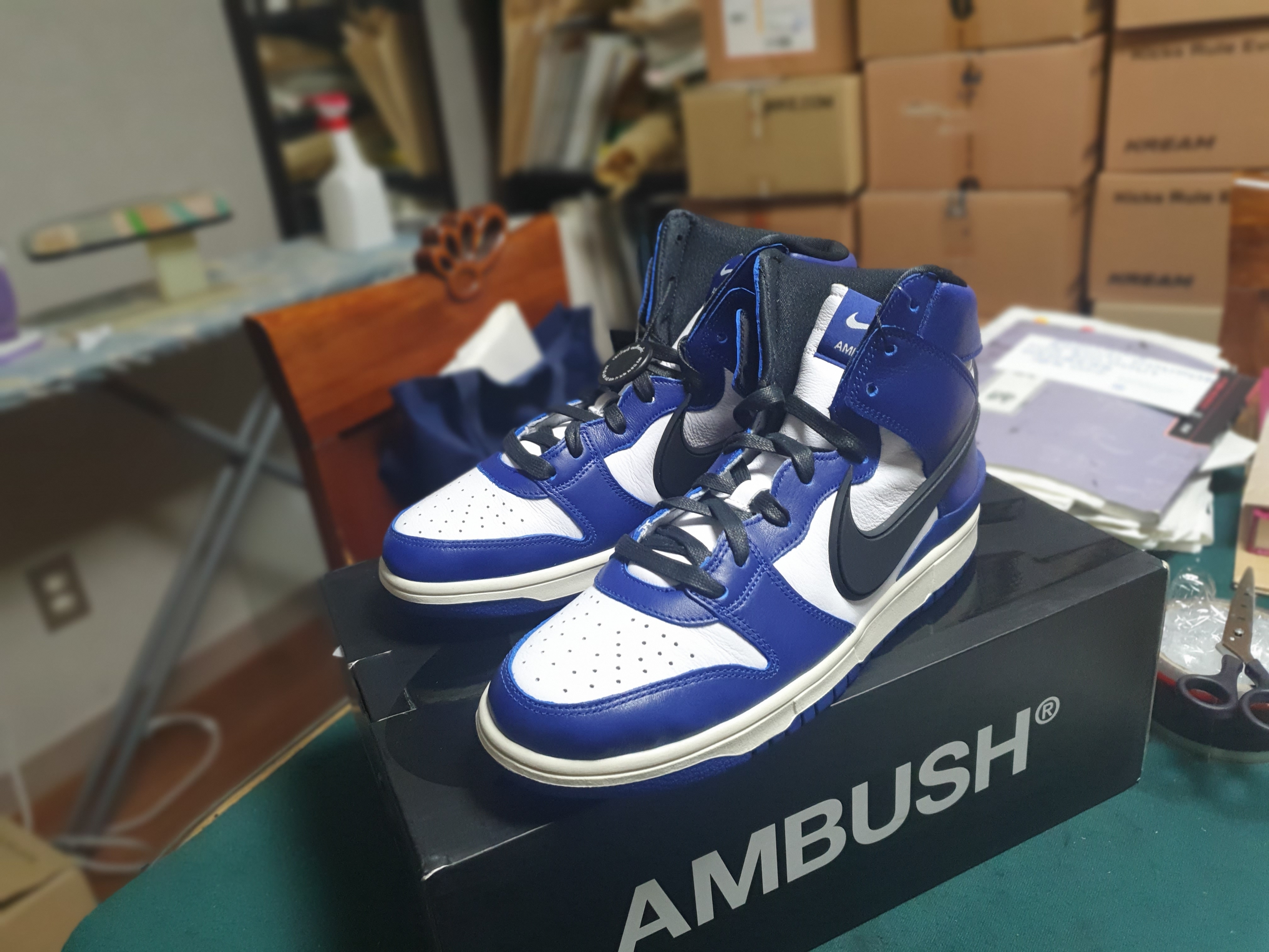 Nike x Ambush Dunk High Deep Royal Blue 착용 스타일 - 1