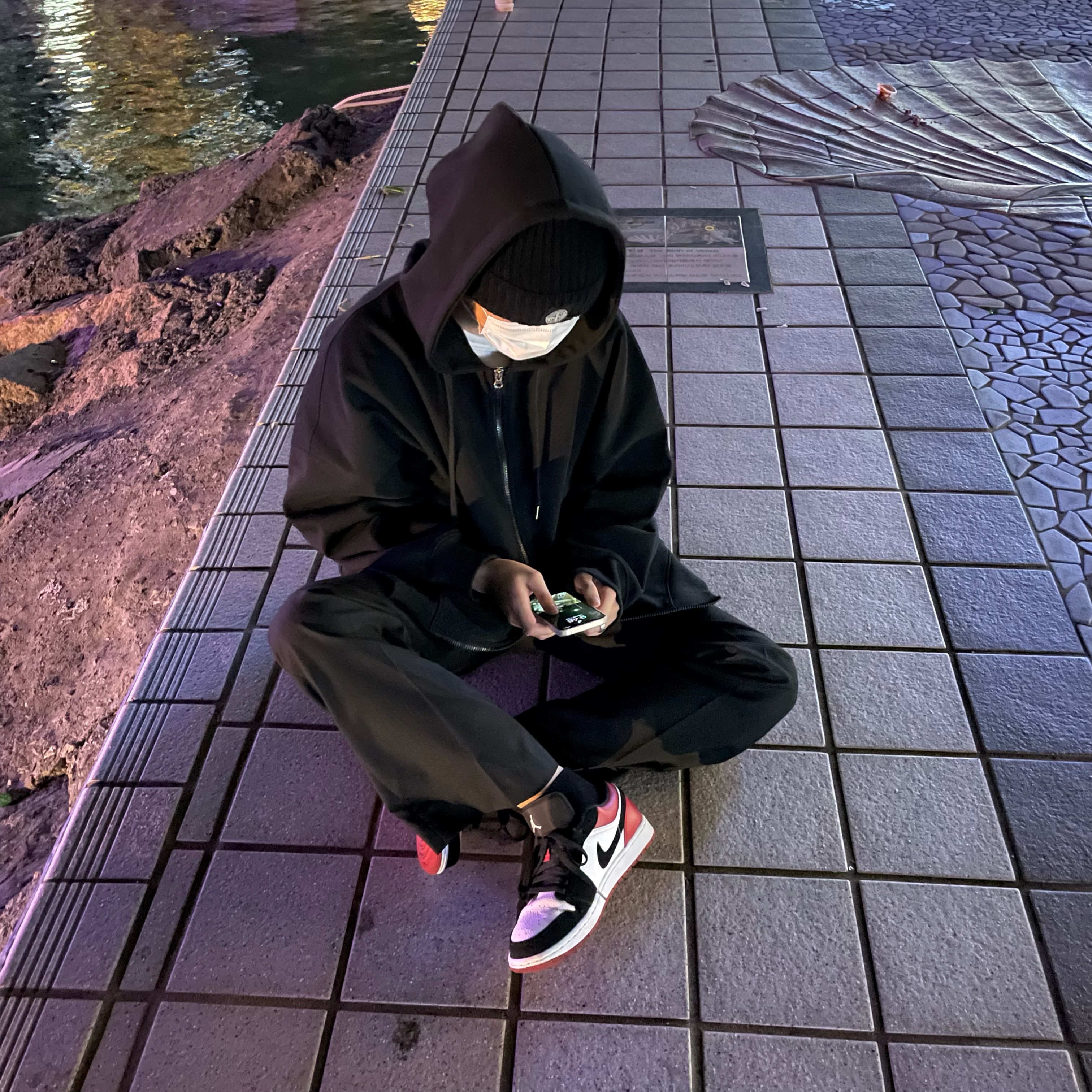 Jordan 1 Low Black Toe 착용 스타일 - 1