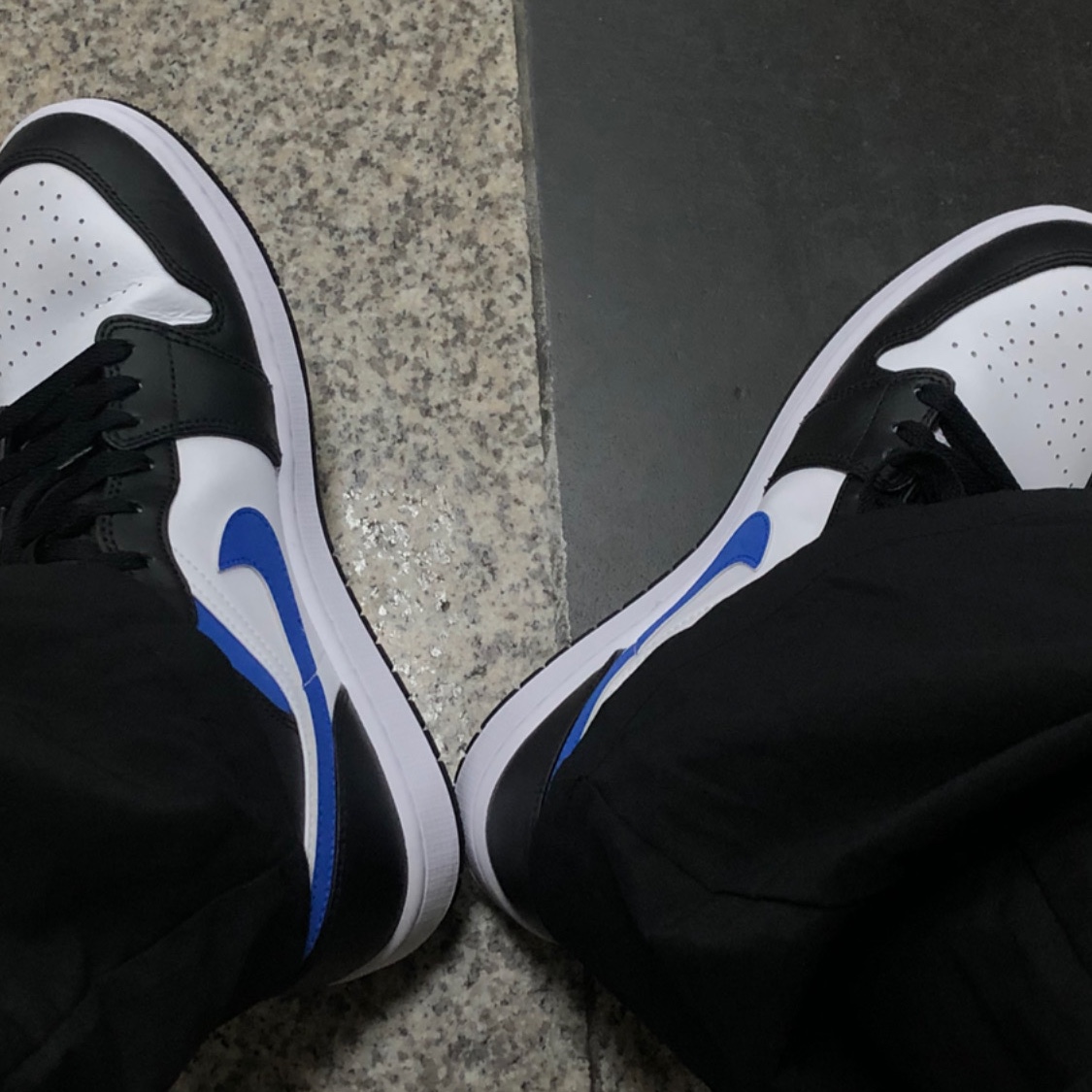 Jordan 1 Mid Racer Blue 착용 스타일