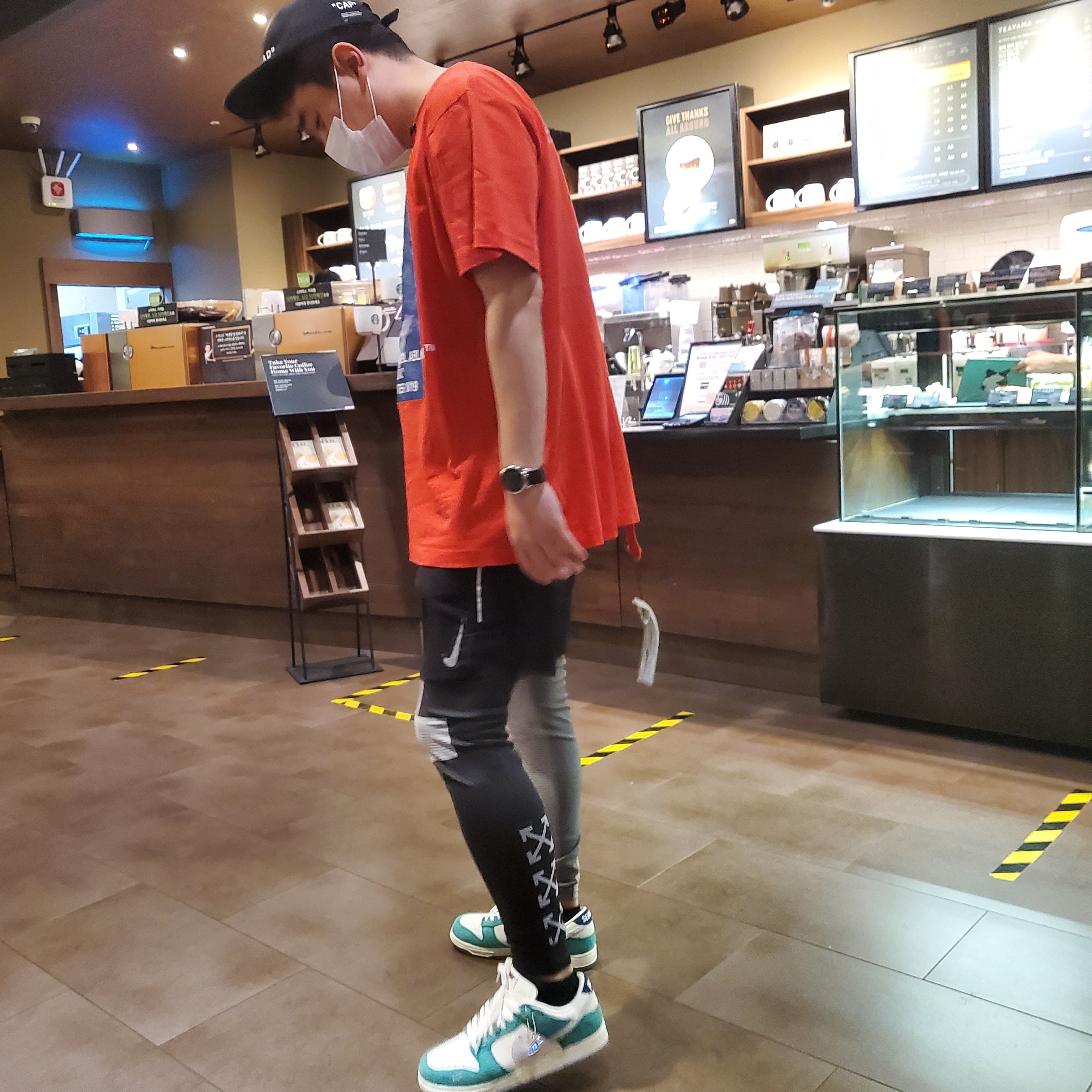 Nike x Kasina Dunk Low Road Sign - Kasina Exclusive 착용 스타일