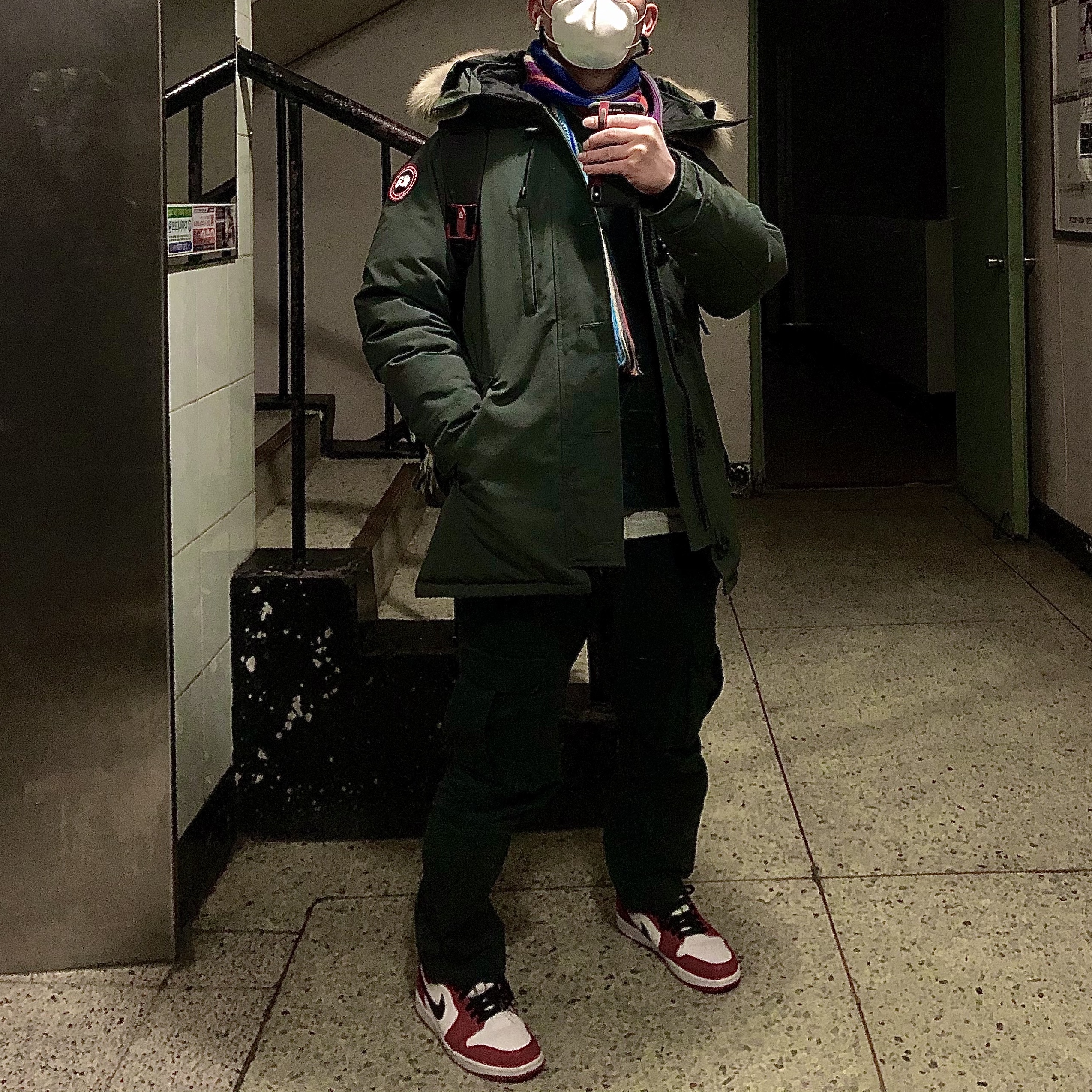 Jordan 1 Low Gym Red White 착용 스타일