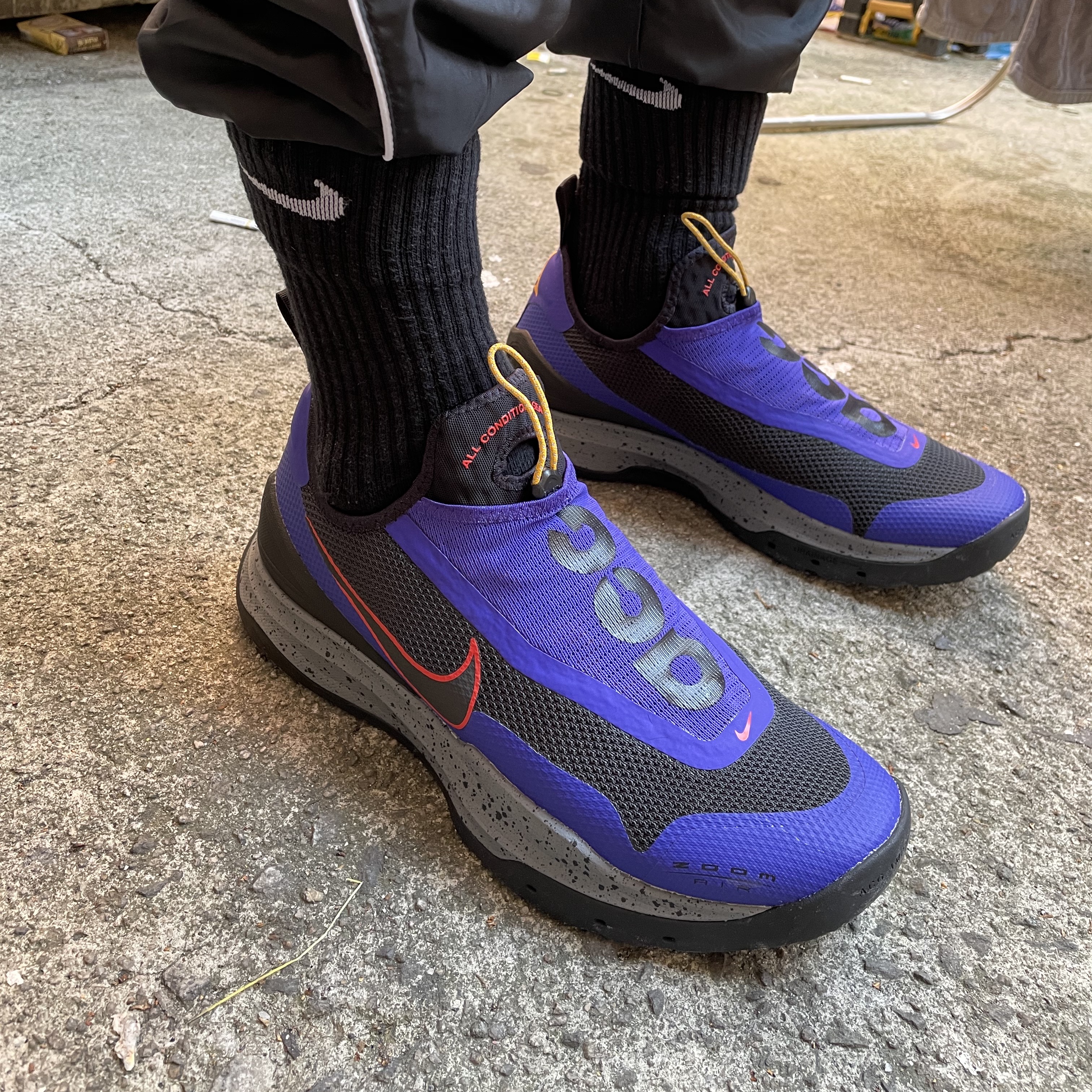 Nike ACG Zoom Air AO Fusion Violet 착용 스타일
