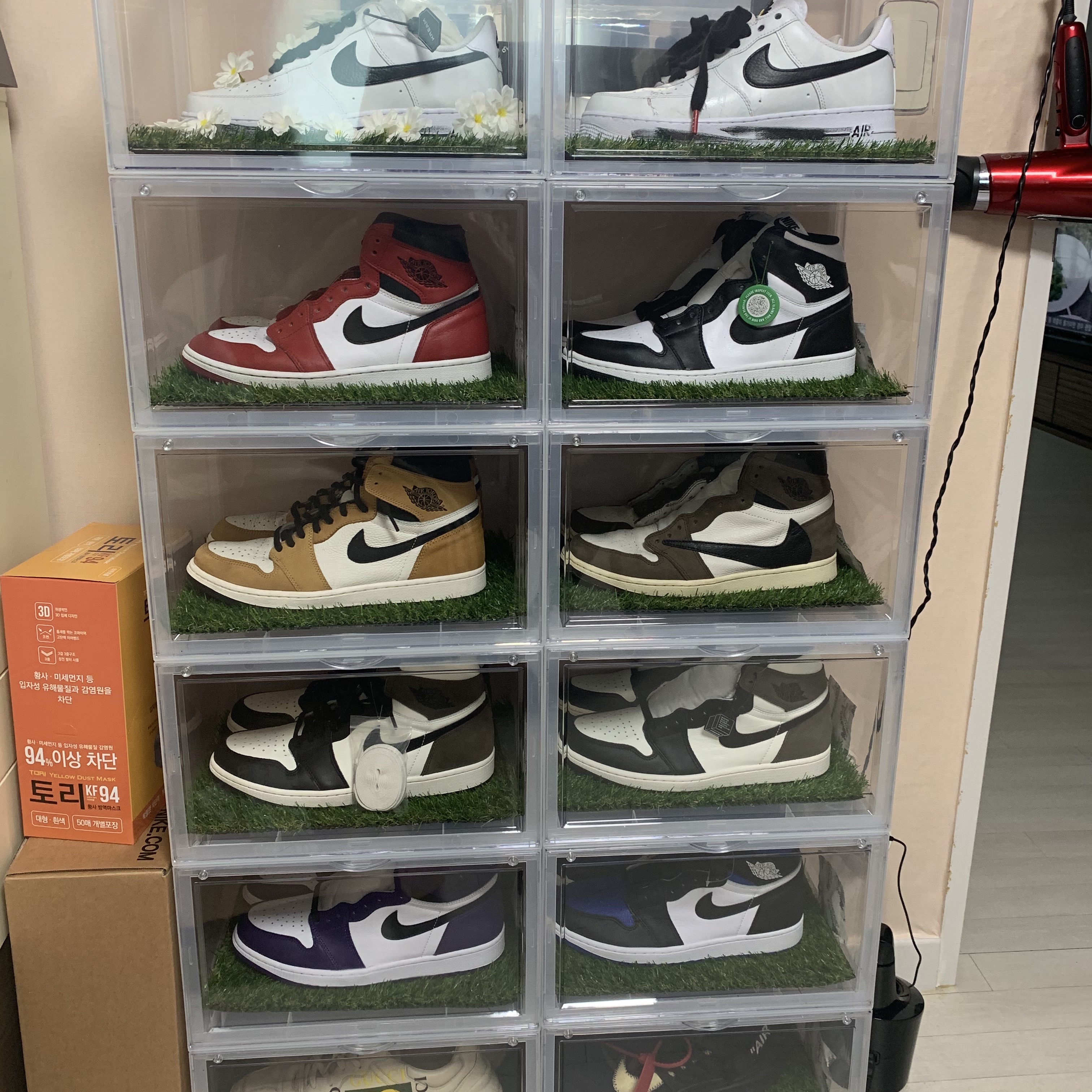 Jordan 1 Retro High OG Black White 2014, Jordan 1 Retro High OG Chicago 2015 착용 스타일