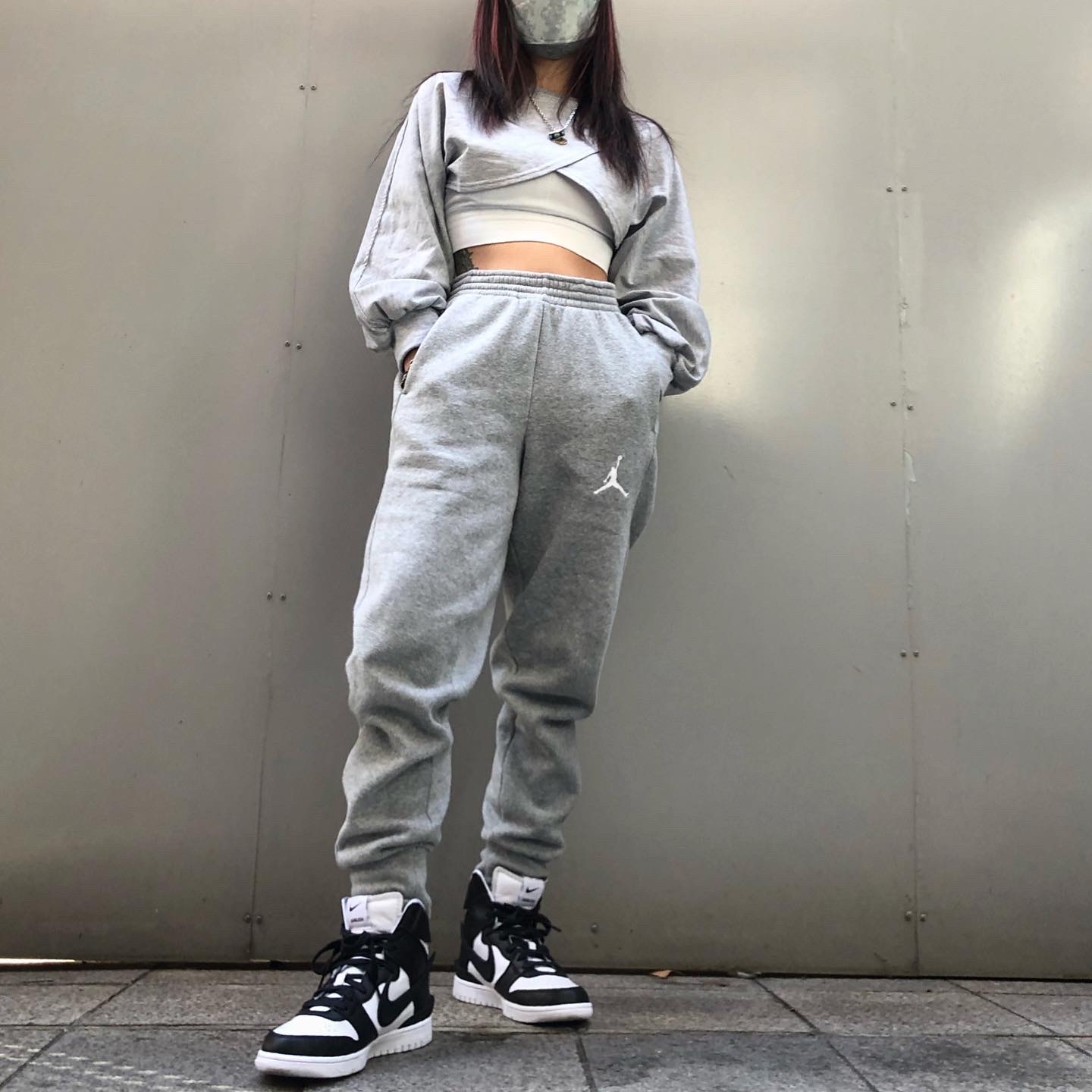 Nike x Ambush Dunk High Black 착용 스타일 - 4