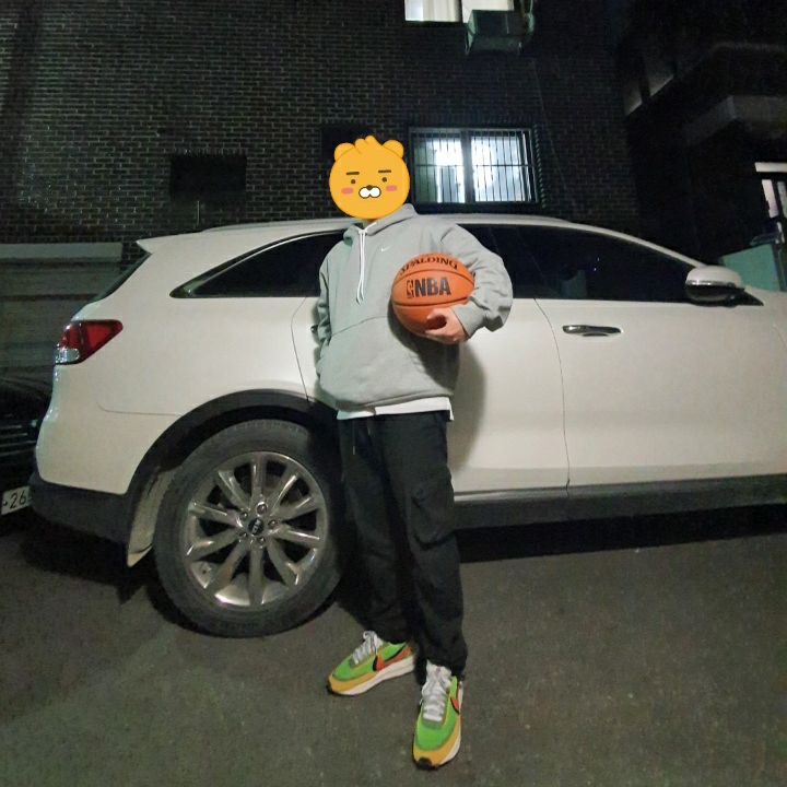 Nike x Sacai LDWaffle Green Multi, Nike M NRG Hoodie Grey Heather 착용 스타일
