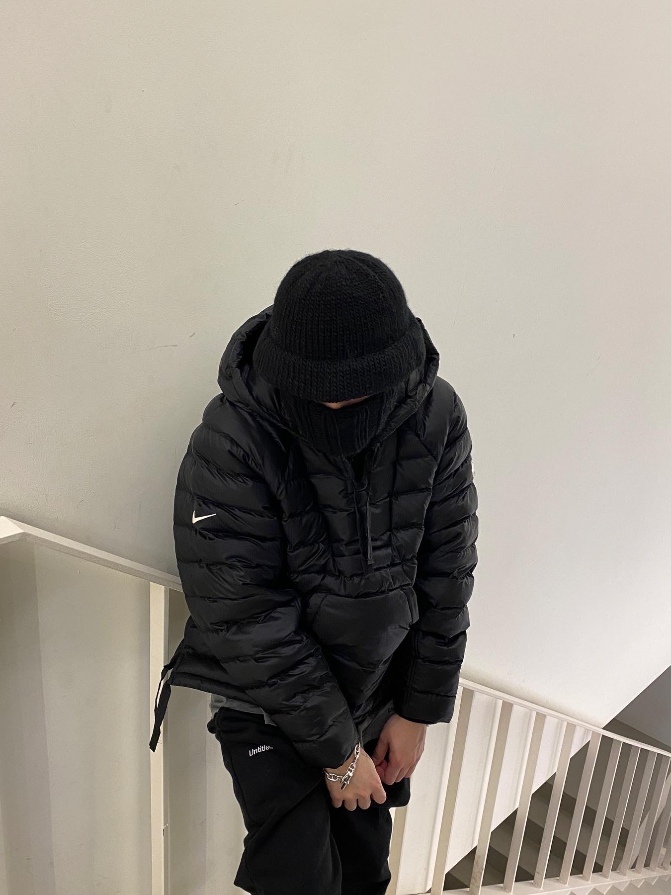 Nike x Stussy Insultd Jacket Black - Asia 착용 스타일