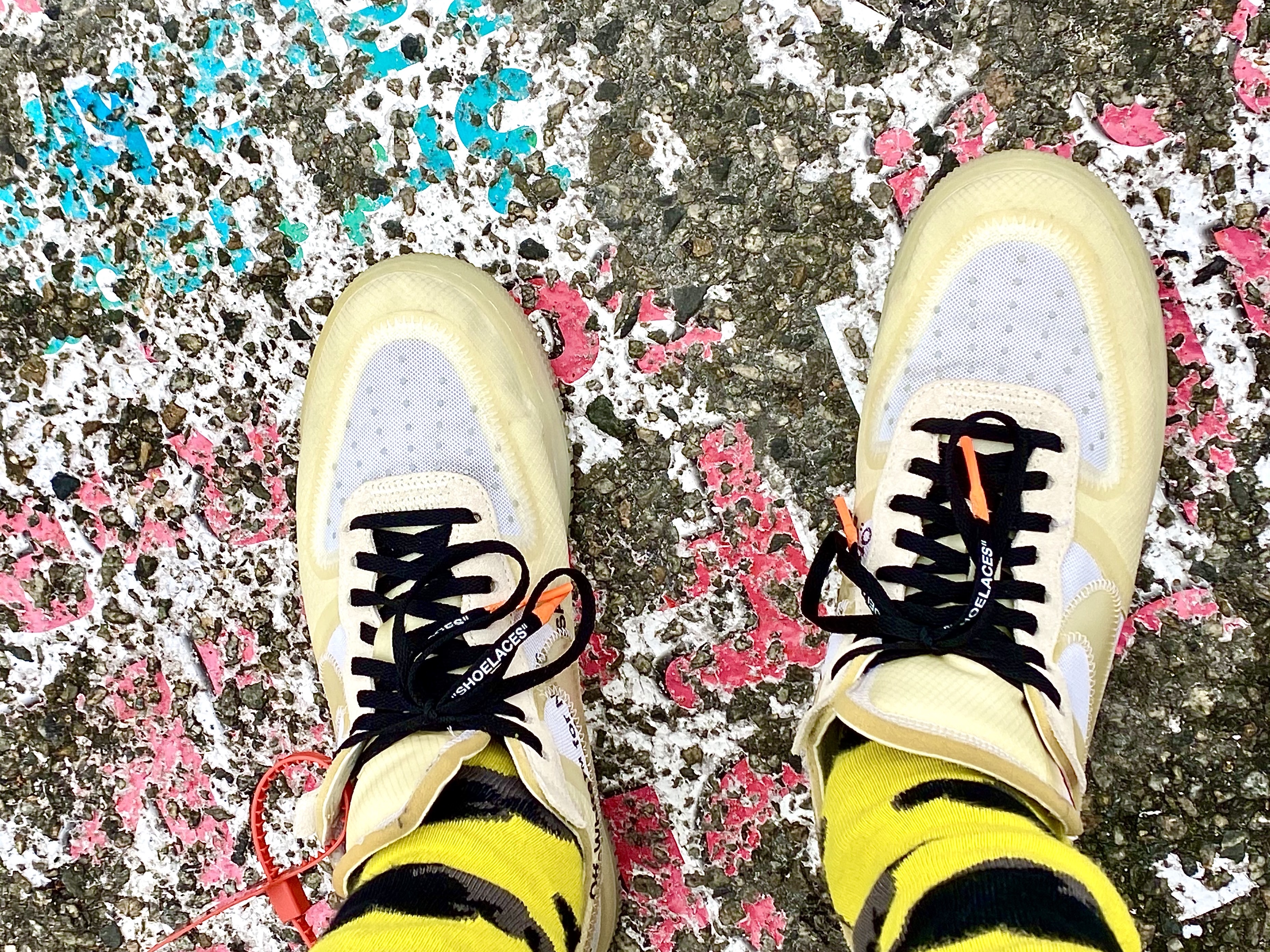 Nike x Off-White Air Force 1 Low The Ten 착용 스타일