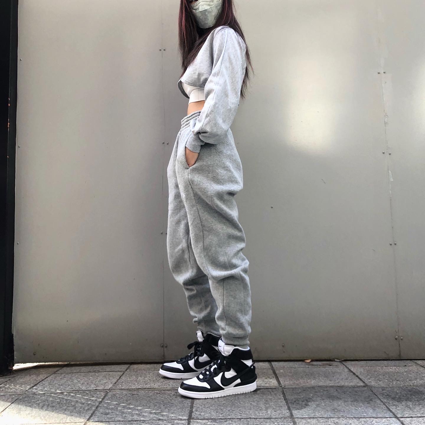 Nike x Ambush Dunk High Black 착용 스타일 - 2