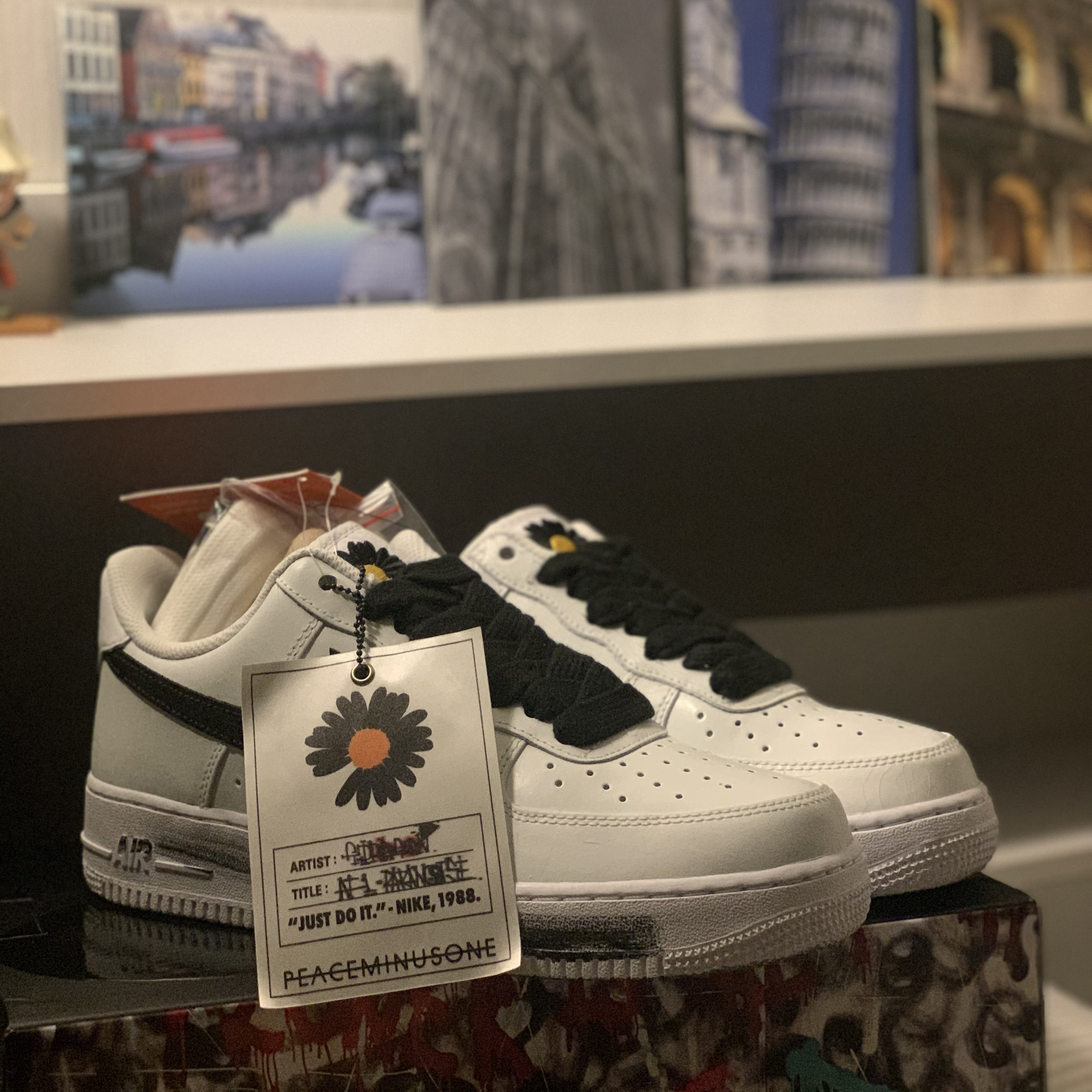 Nike x Peaceminusone Air Force 1 Low Para-Noise 2.0 착용 스타일