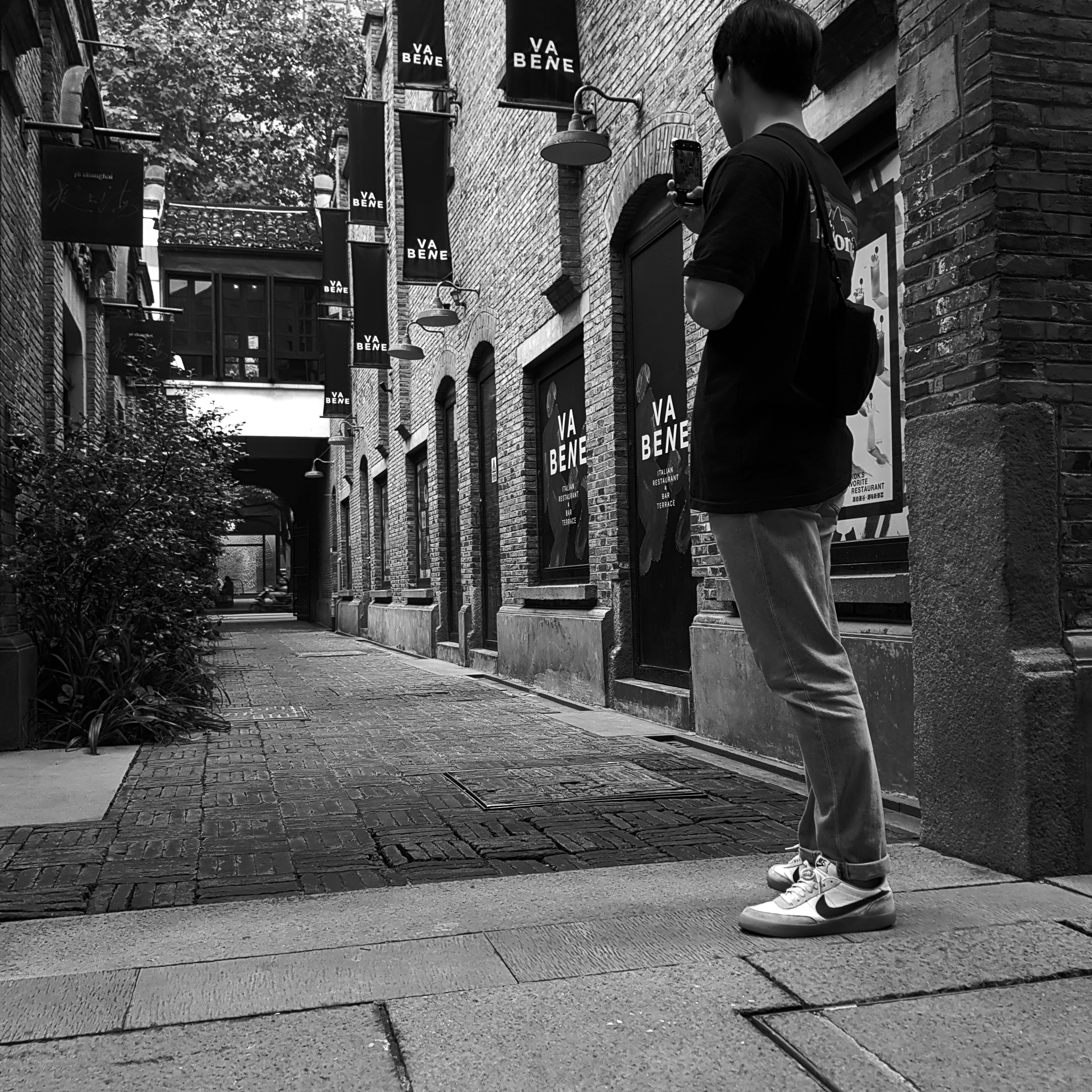 Nike x J.Crew Killshot 2 Sail Midnight Navy 착용 스타일