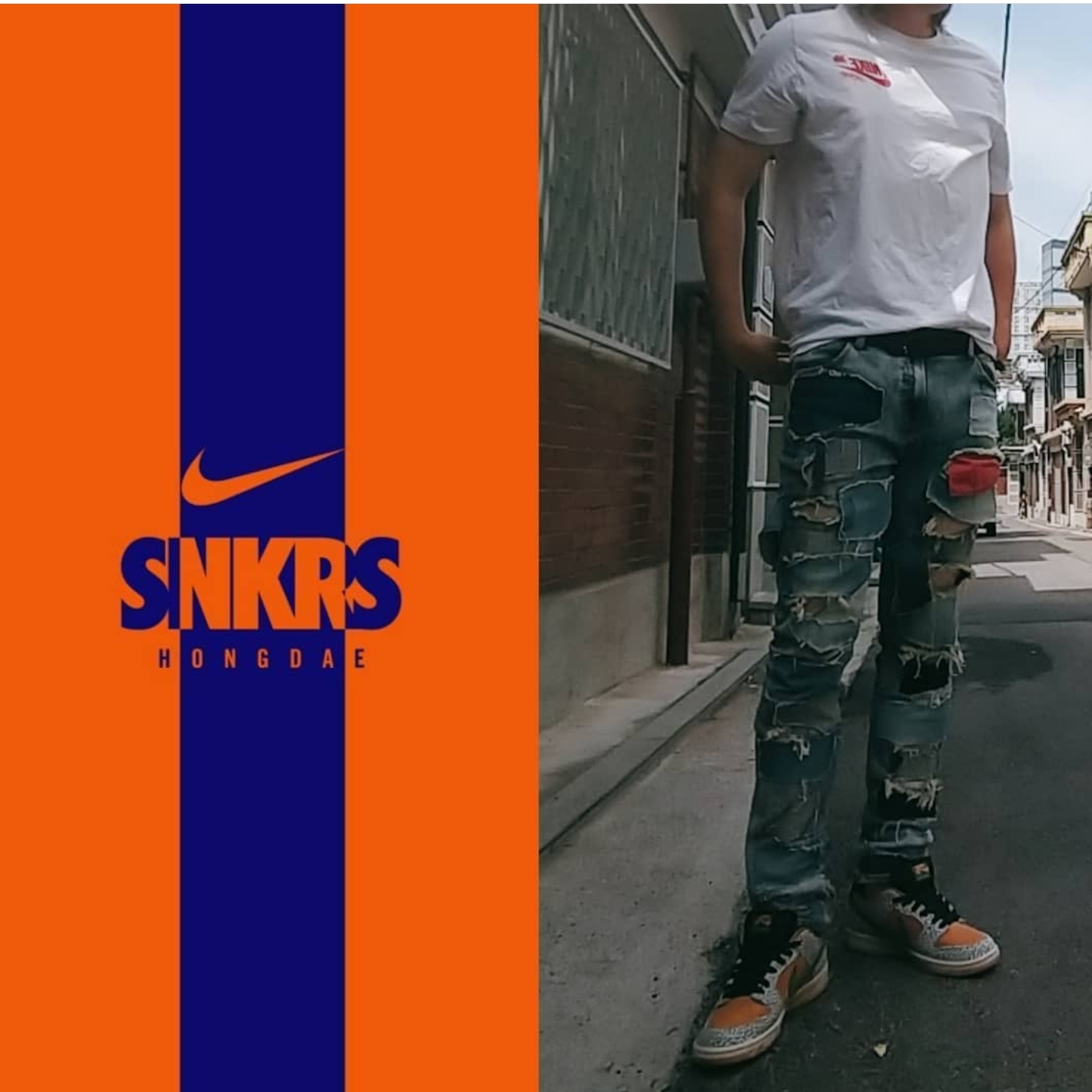 Nike SB Dunk Low Pro Safari 착용 스타일