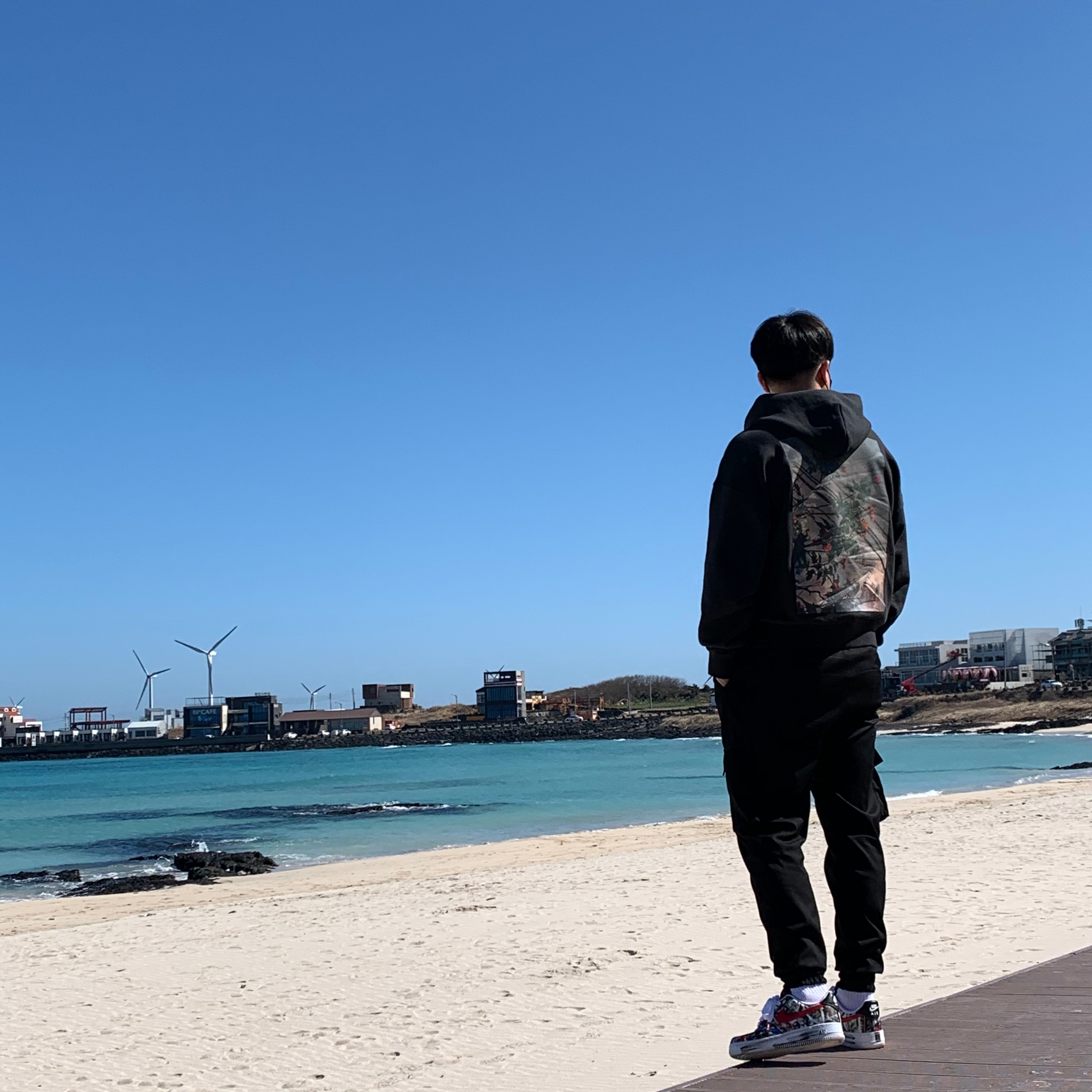 Nike x Peaceminusone Air Force 1 Low Para-Noise - Korea Exclusive 착용 스타일