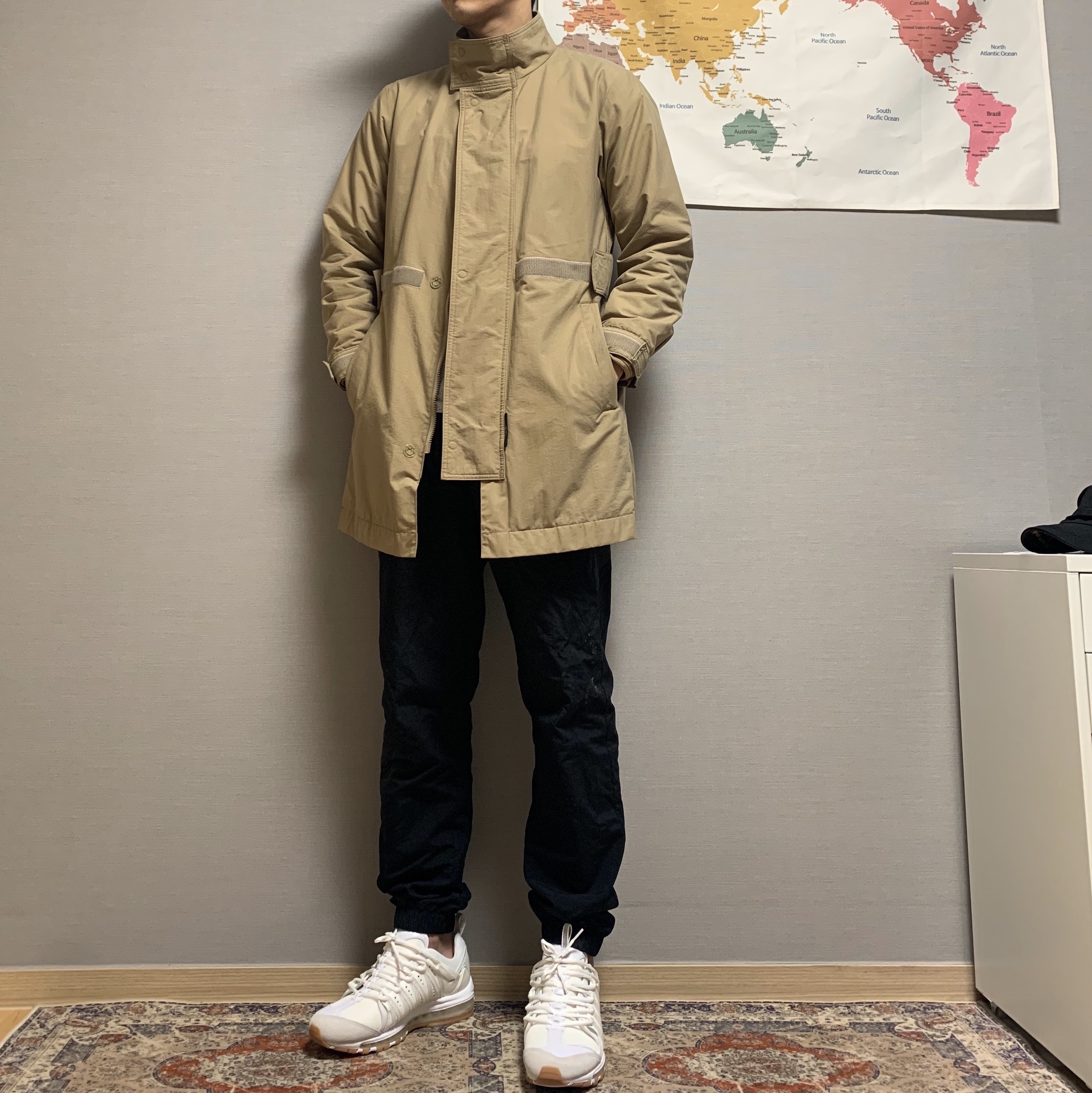 Nike x Clot Zoom Haven 97 White Gum 착용 스타일