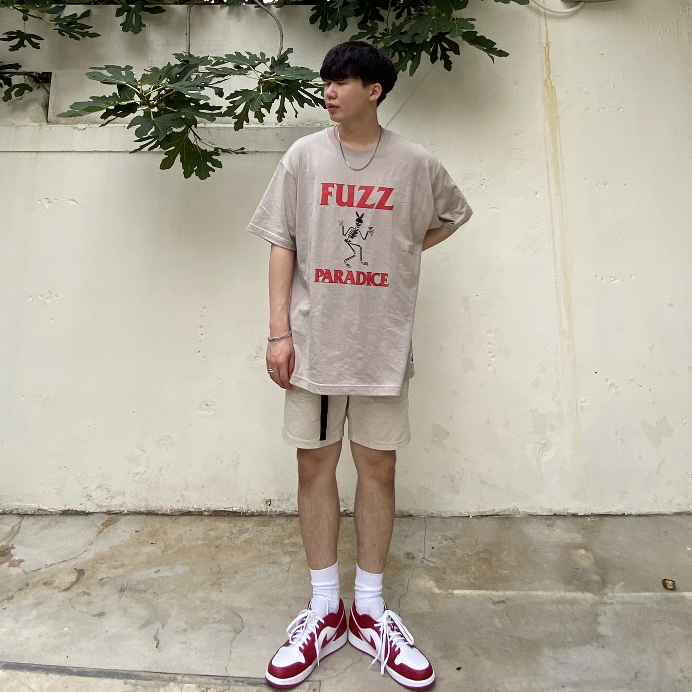 Jordan 1 Low Gym Red White 착용 스타일 - 2