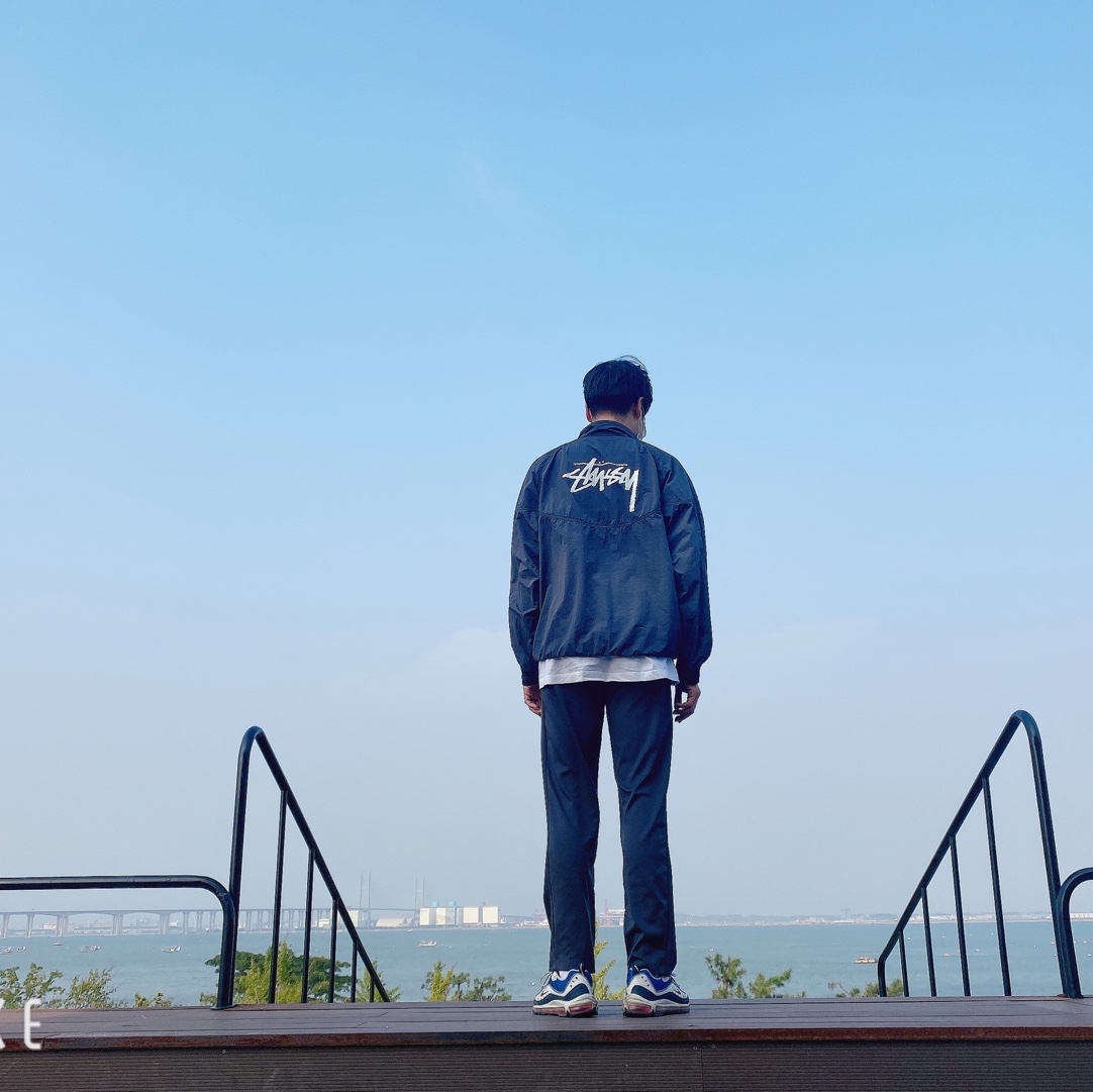 Nike x Stussy Windrunner Jacket Off Noir, Nike Air Max 98 Gundam 2018 착용 스타일