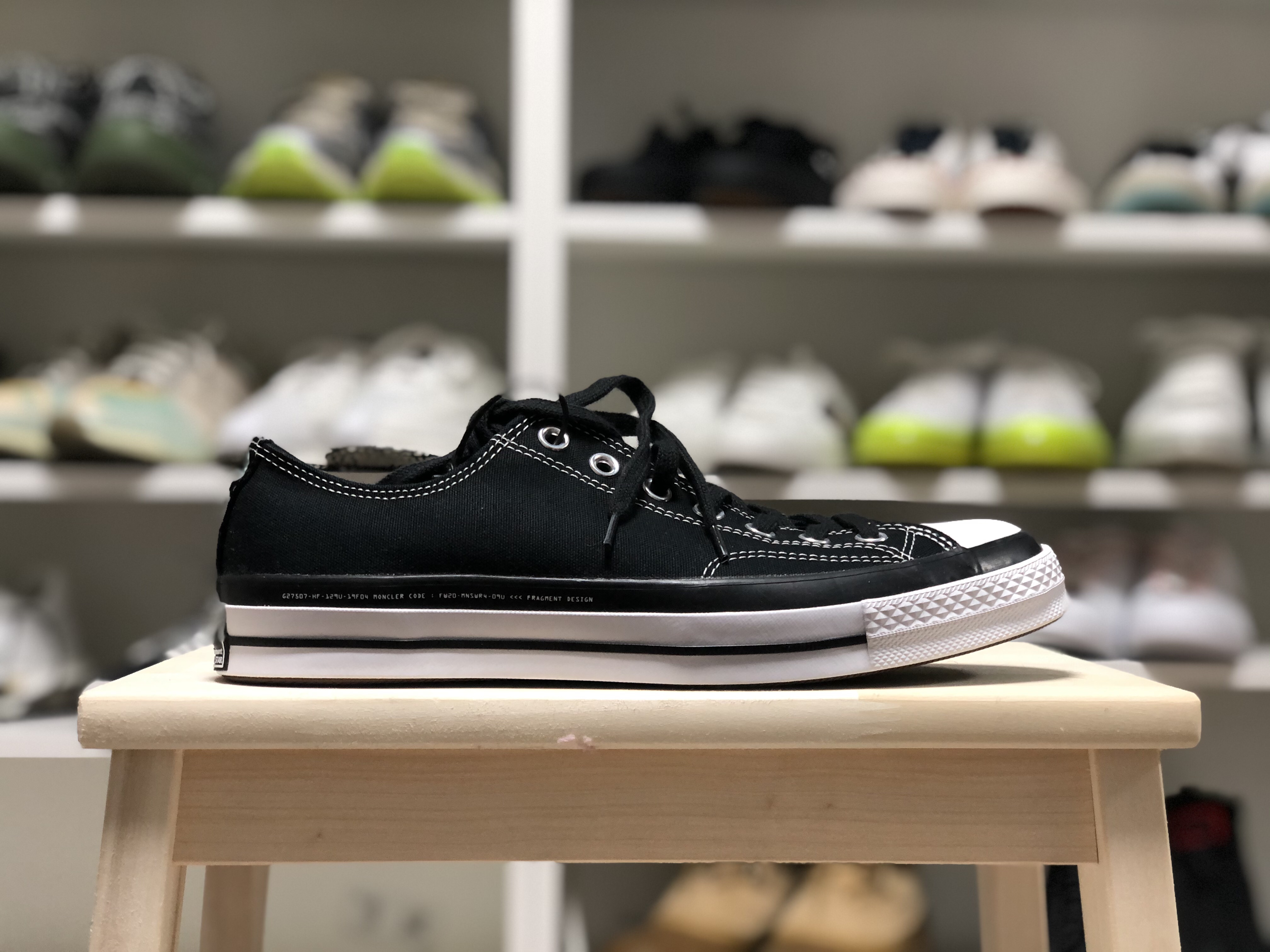 Converse x Moncler x Fragment Chuck 70 Ox Black 착용 스타일 - 1