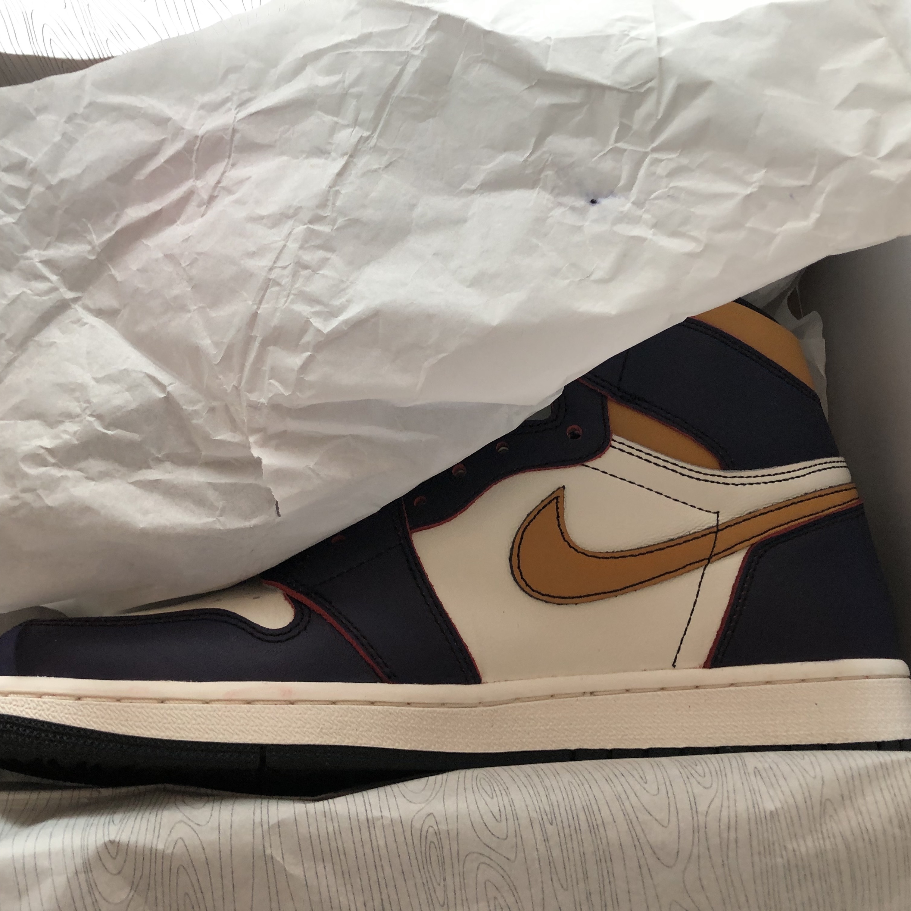 Jordan 1 Retro High OG Defiant SB LA to Chicago 착용 스타일 - 1