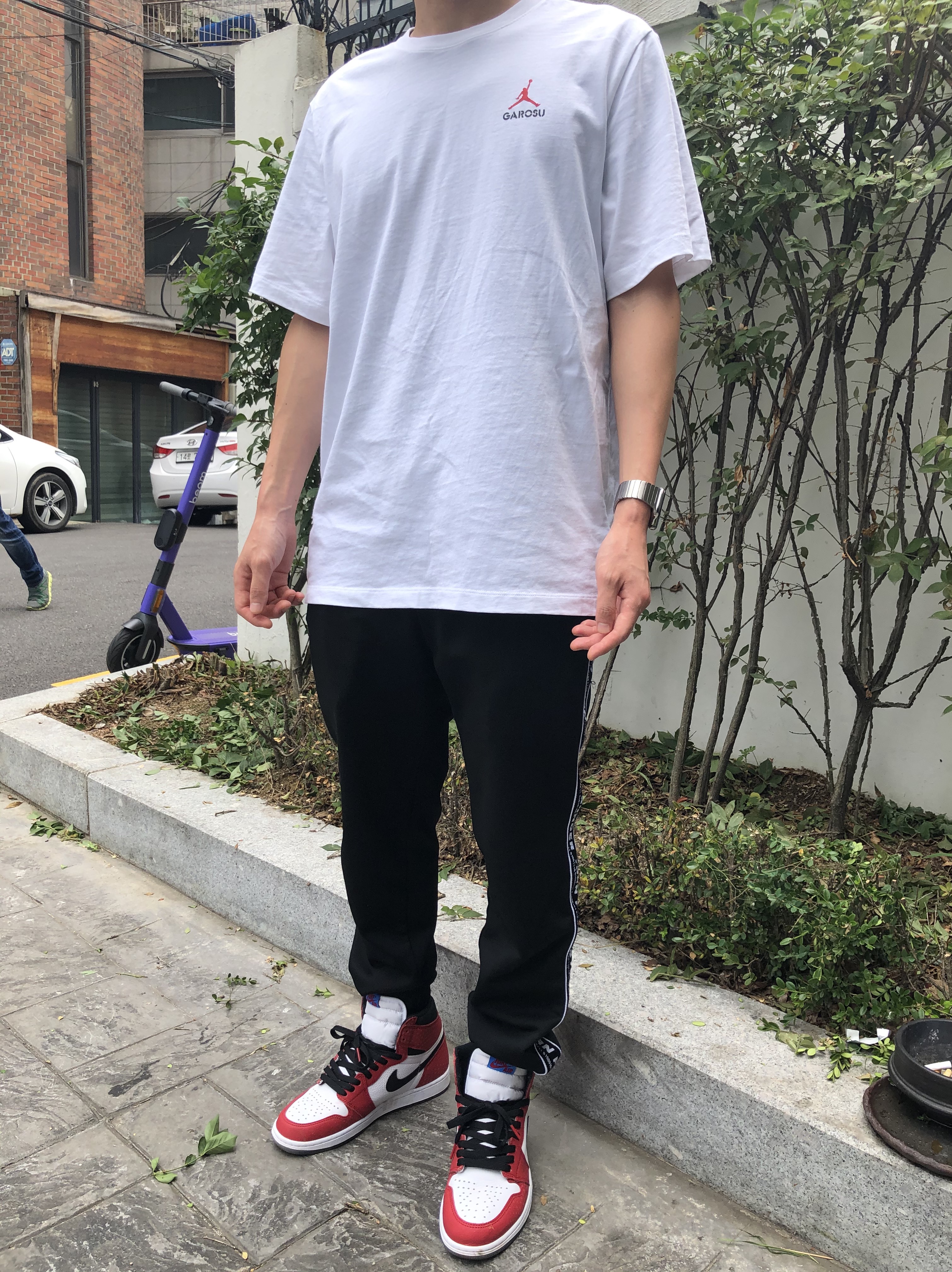 Jordan 1 Retro High Spider-Man Origin Story 착용 스타일