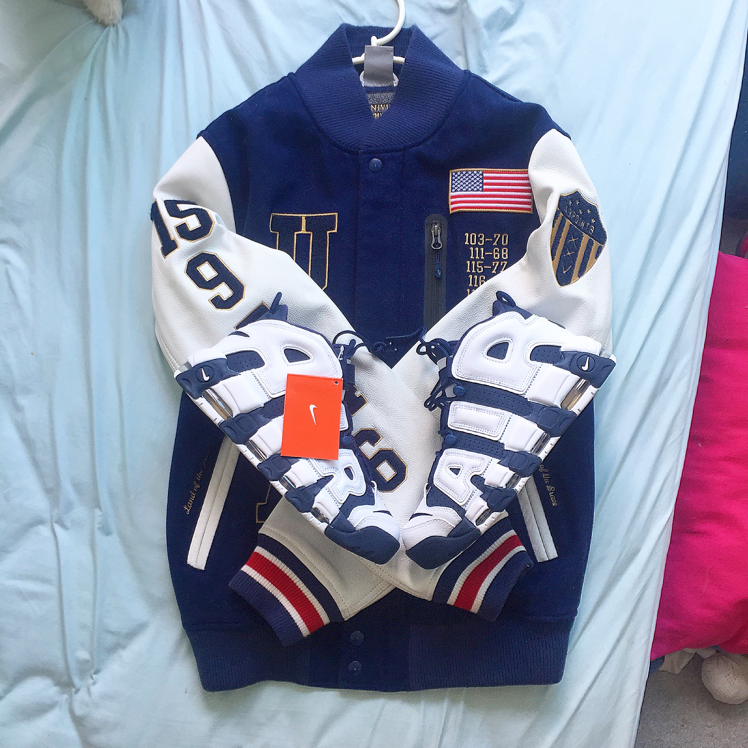 Nike Air More Uptempo Olympic 2016 착용 스타일