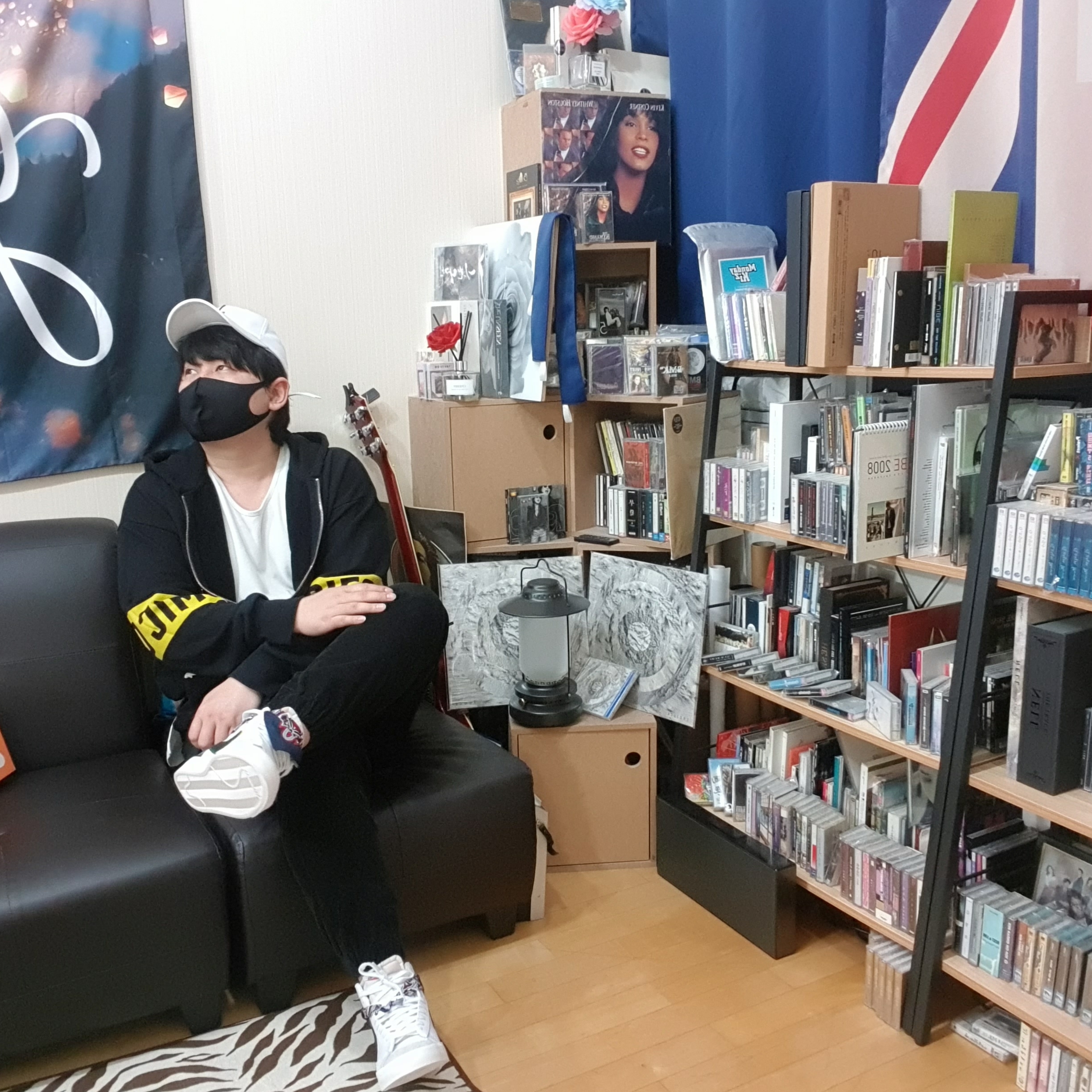 Nike Blazer Mid '77 Vintage White Black 착용 스타일 - 5