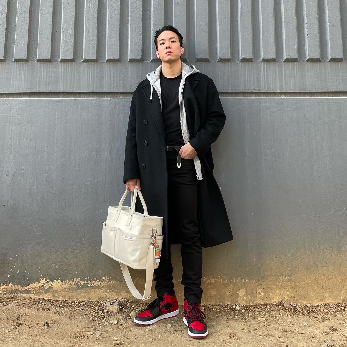Jordan 1 Mid Bred Banned 2020 착용 스타일 - 2