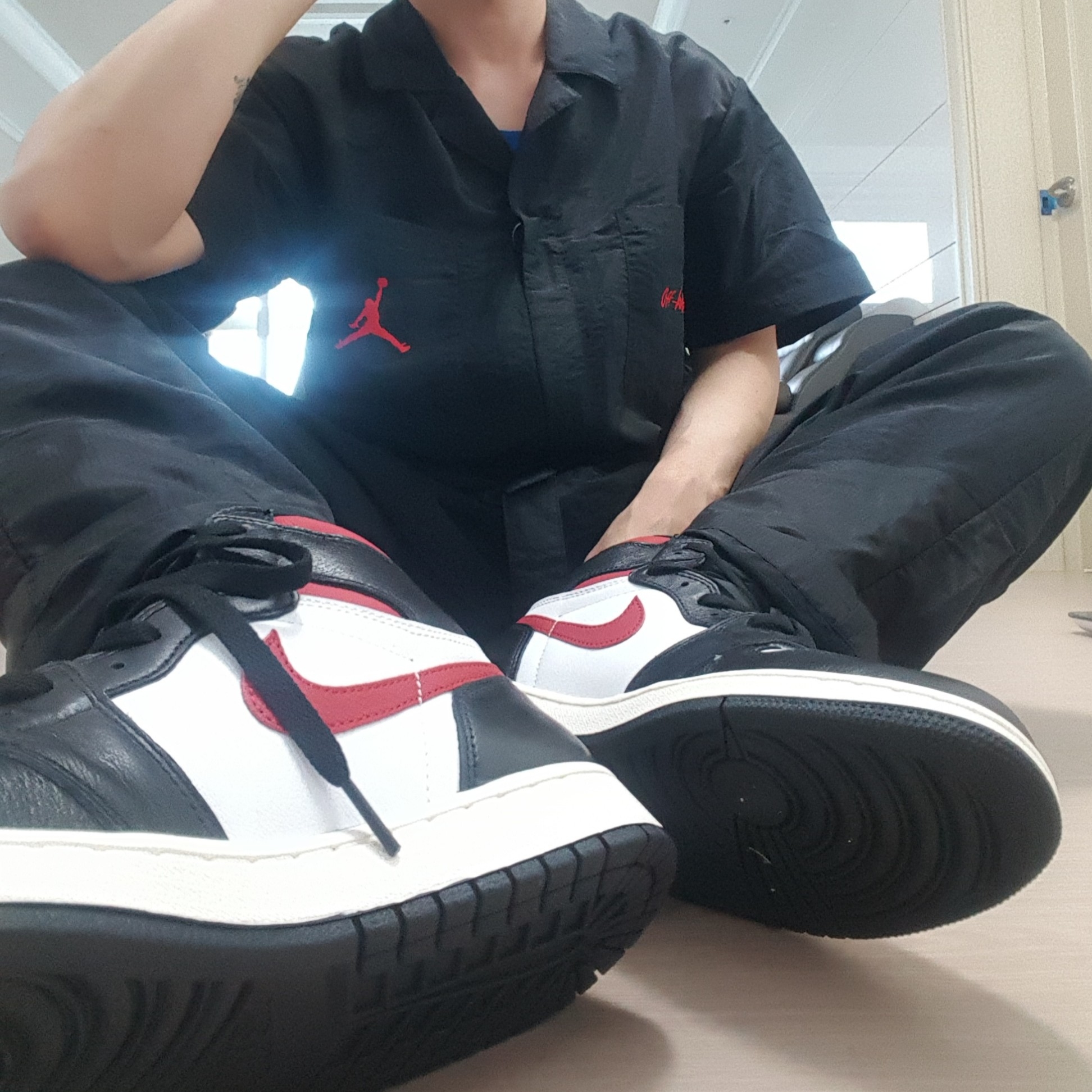 Jordan 1 Retro High OG Gym Red 착용 스타일