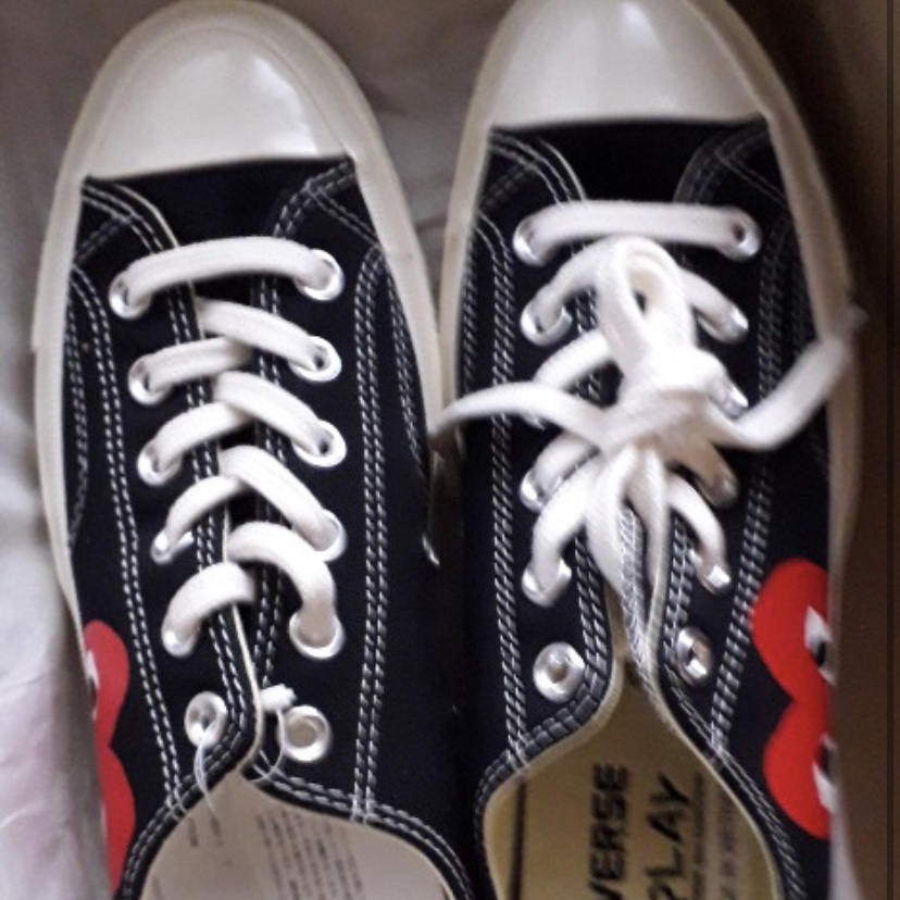 Converse x Play Comme des Garcons Chuck 70 Ox Black 착용 스타일