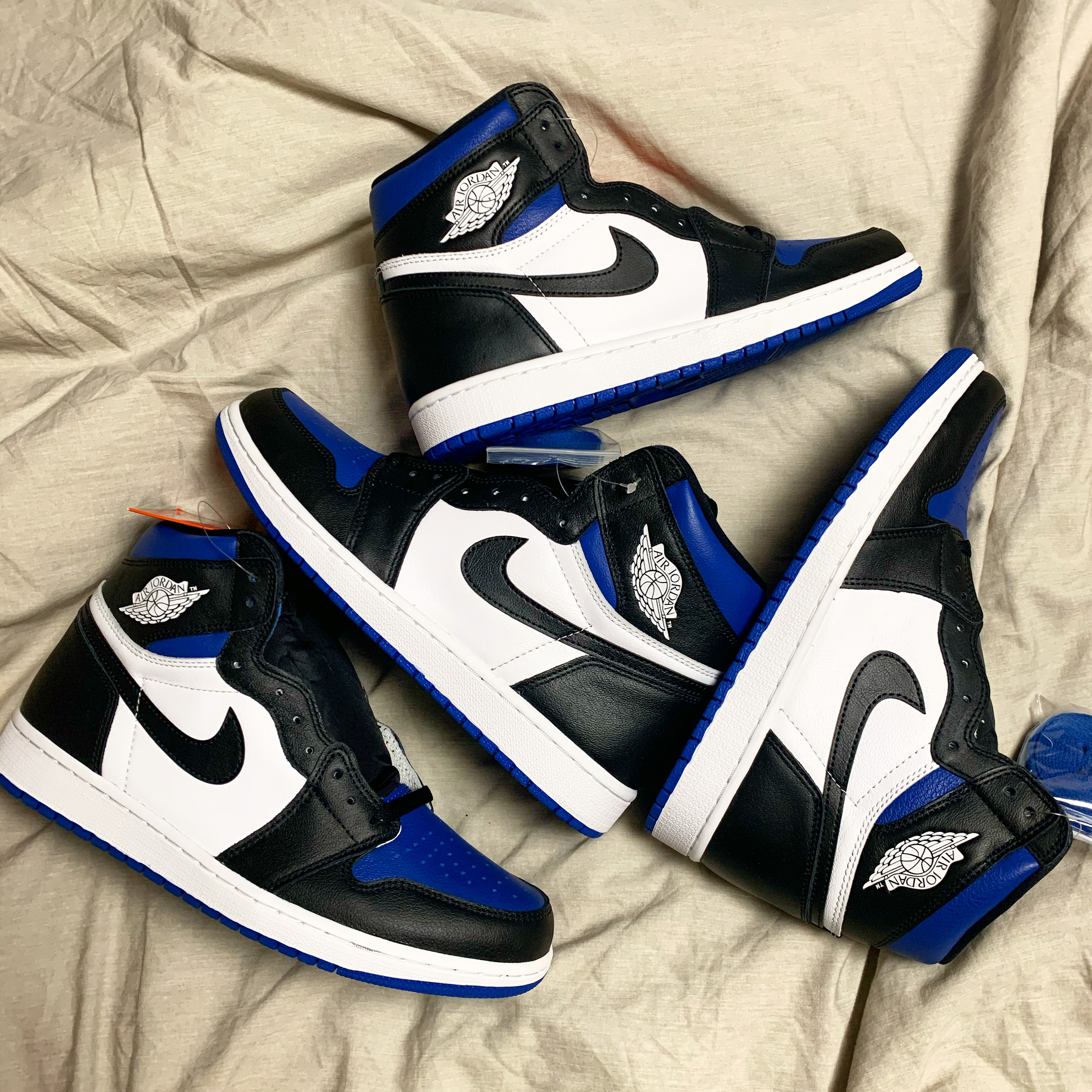 Jordan 1 Retro High OG Royal Toe 착용 스타일