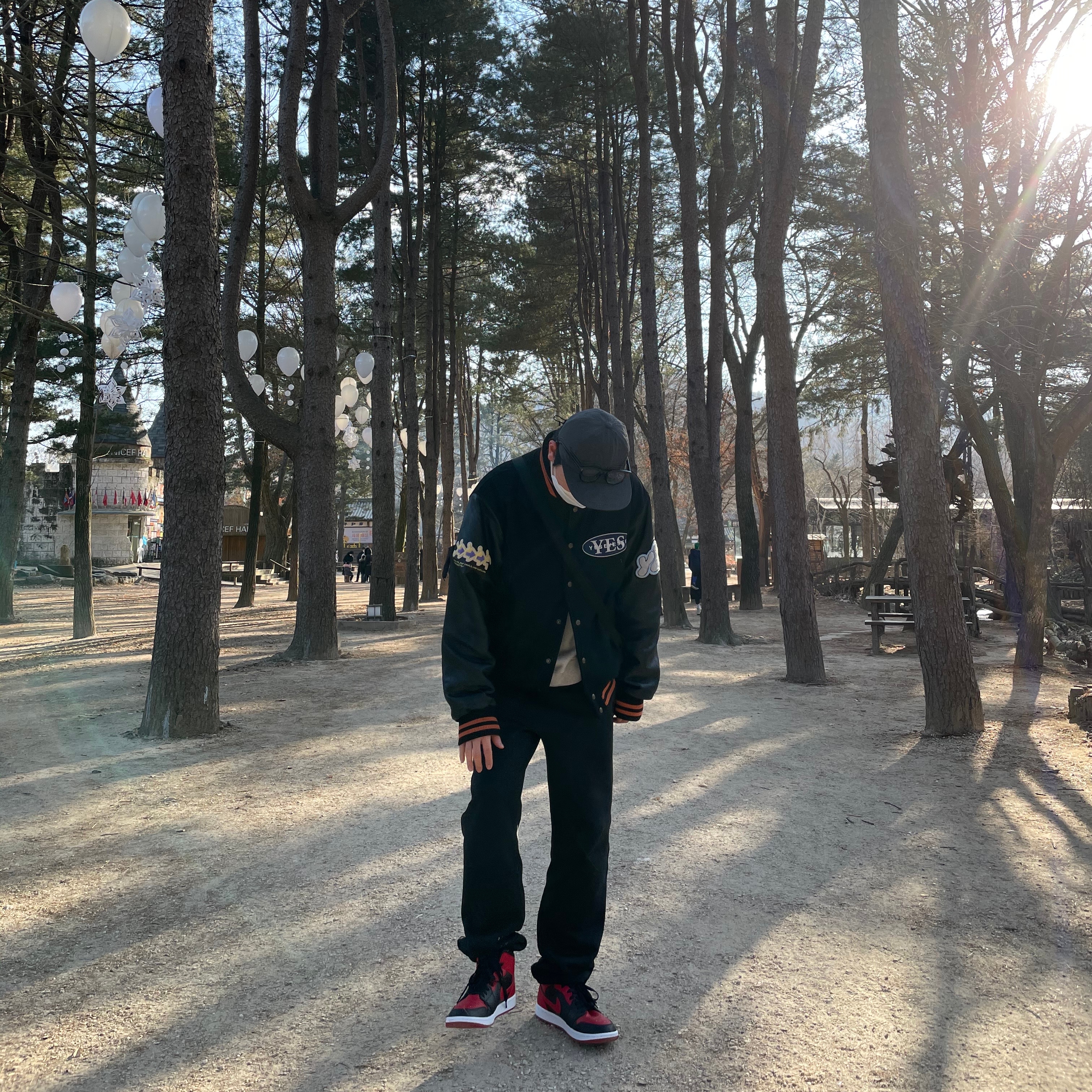 Jordan 1 Mid Bred Banned 2020 착용 스타일 - 1